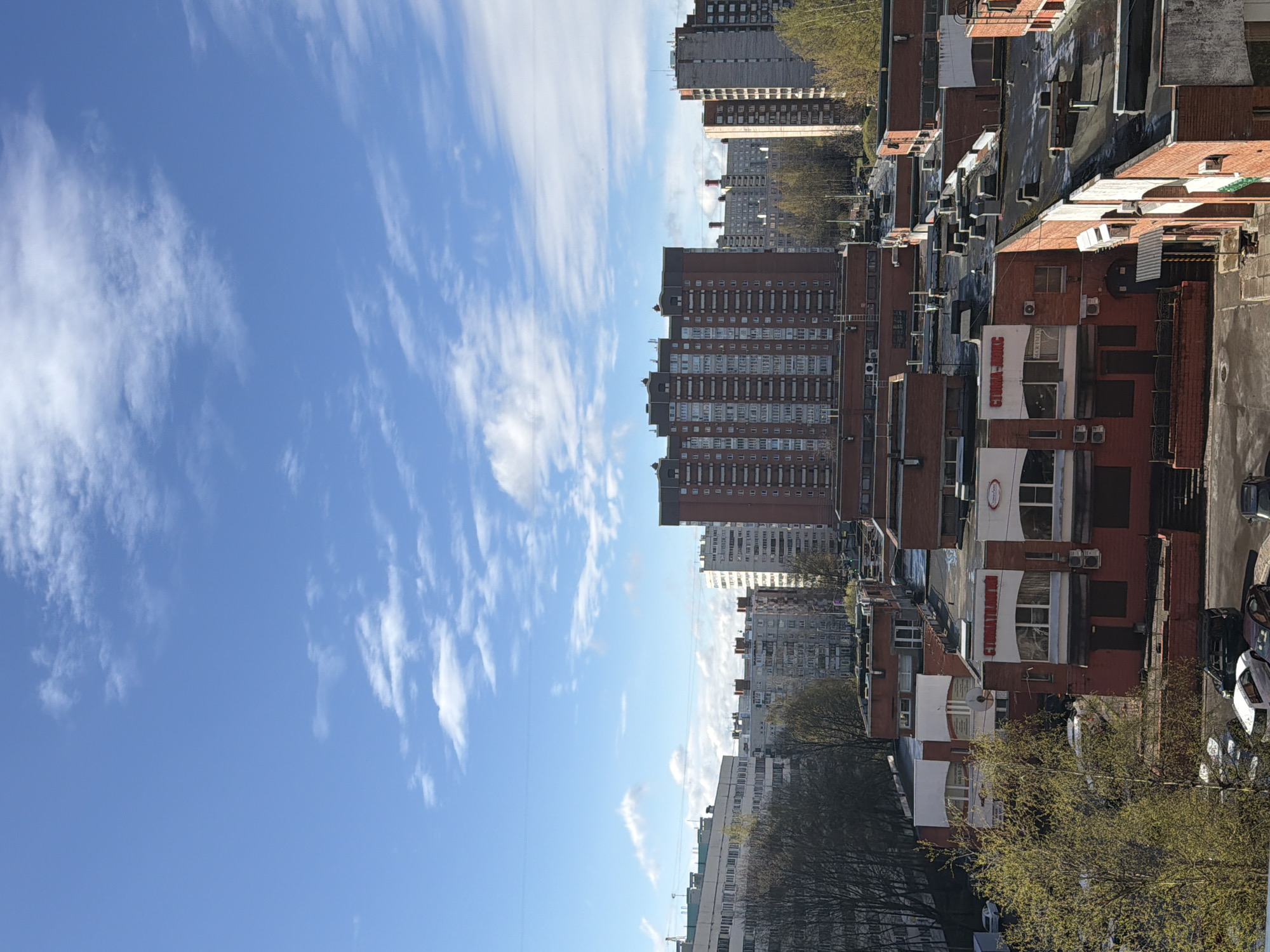 Clear sunny skies observed in Saint Petersburg morning