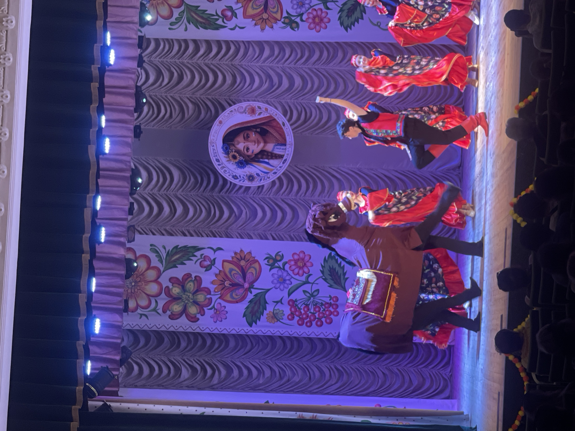 Traditional dance performance draws audience in Гожули, Ukraine