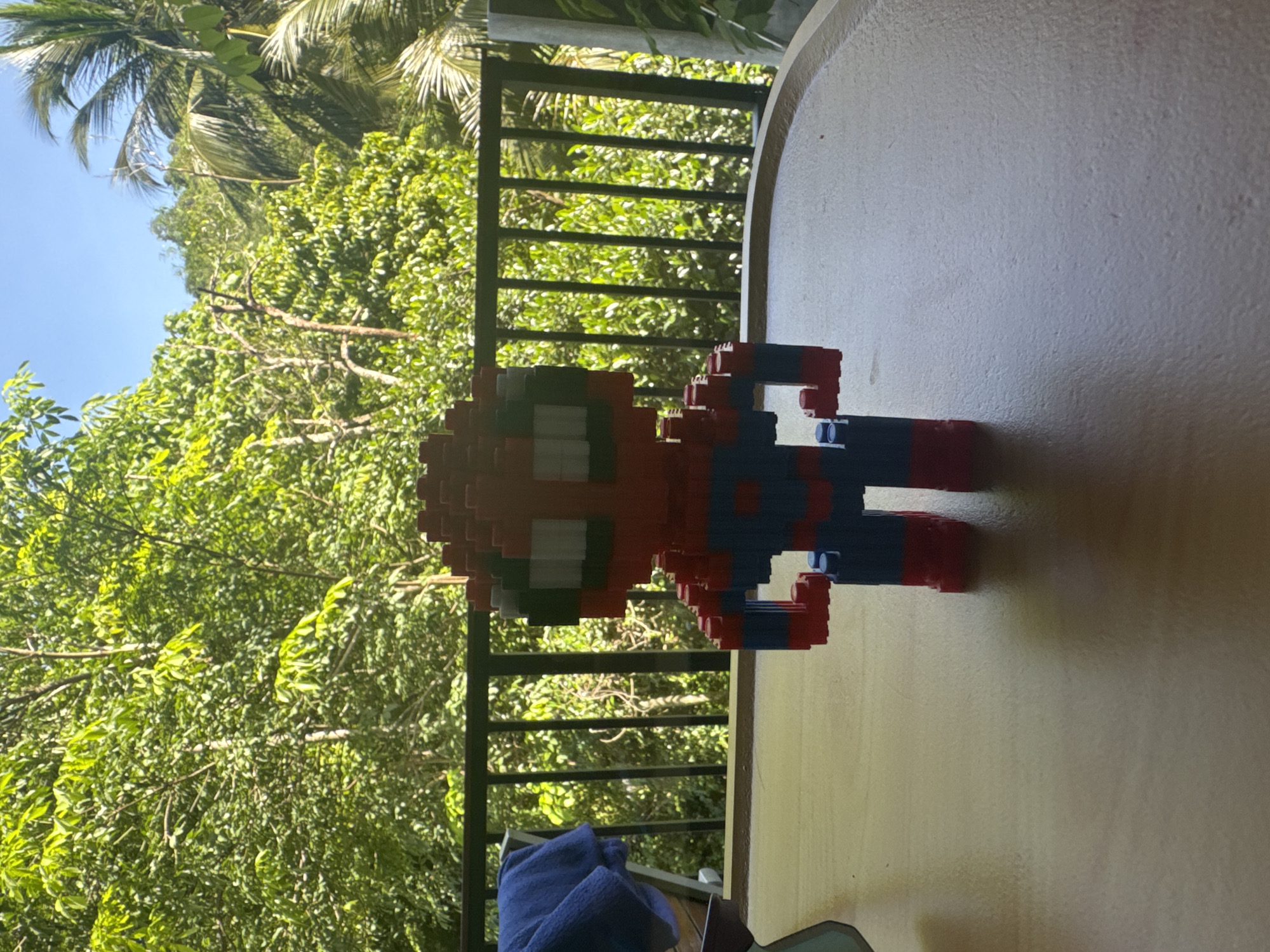 Building block toy collection displayed in Rawai, Thailand