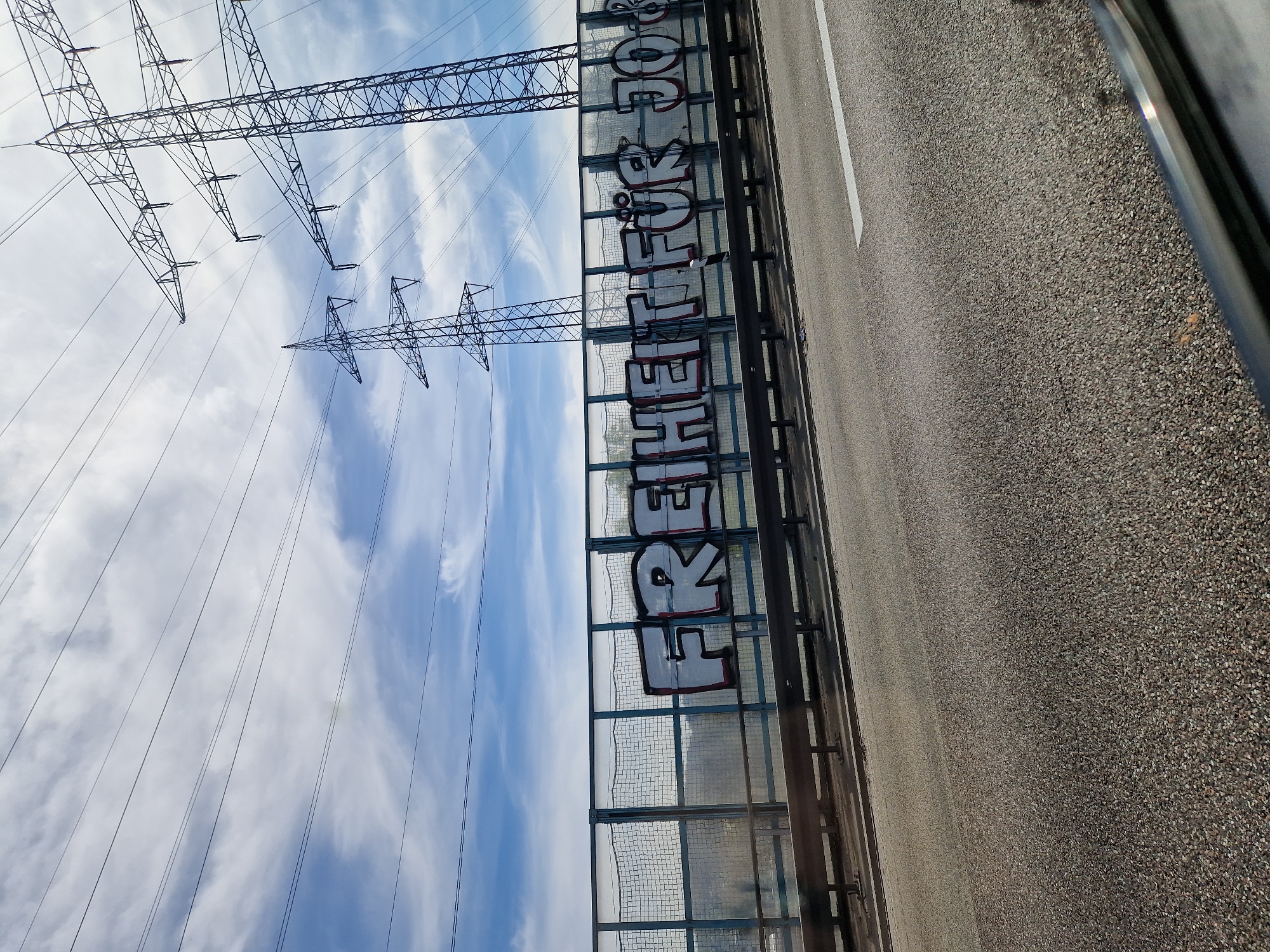 Highway travel documented in Karlsruhe, Germany