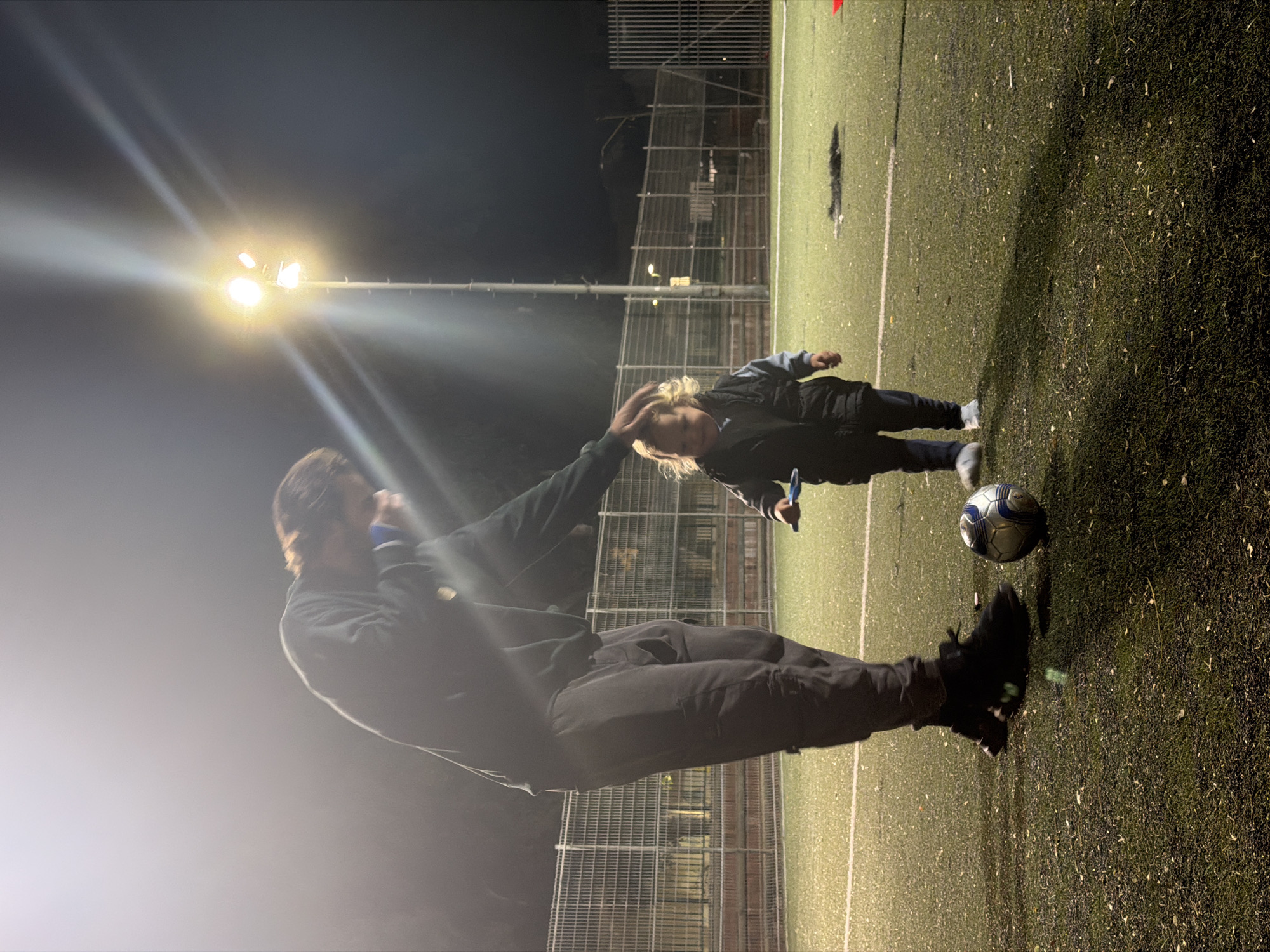 Evening activities documented in Kiryat Bialik residential area