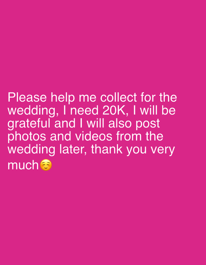 Cork residents document wedding fundraising plea and shoe collection