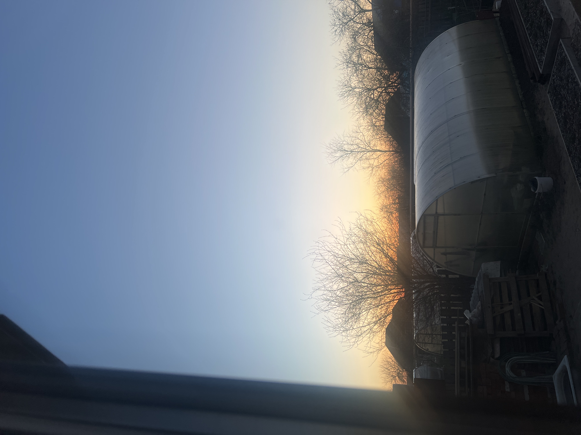 Student studies math through sunset hours in Votkinsk