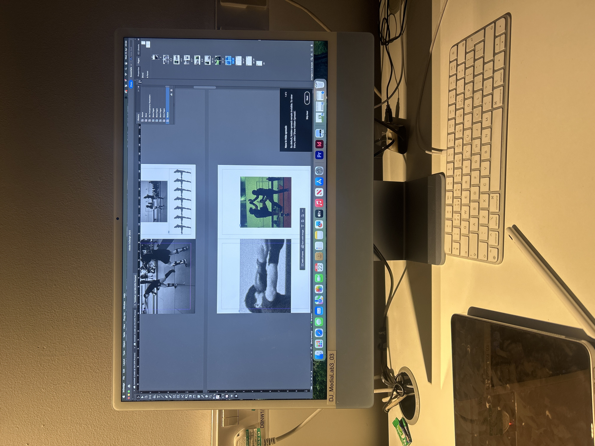 Design workstation spotted running Adobe InDesign in Dundee