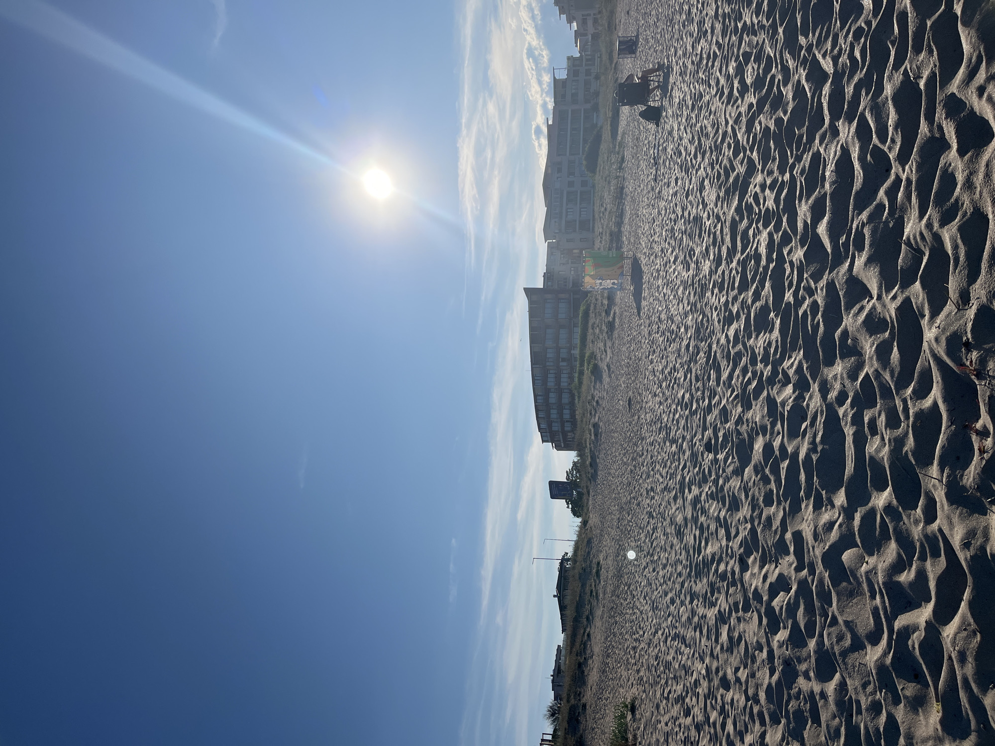 Sunny beach afternoon in Sozopol, Bulgaria