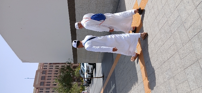 Daily life scenes documented at Prophet's Mosque in Medina