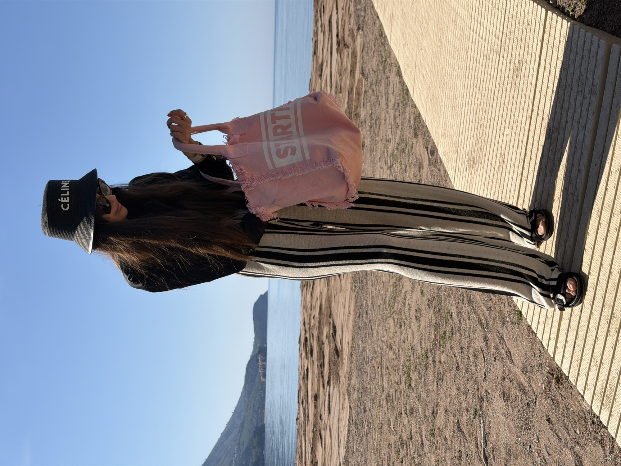 Beachgoer and Content Creator Spotted Along Montenegro Coast