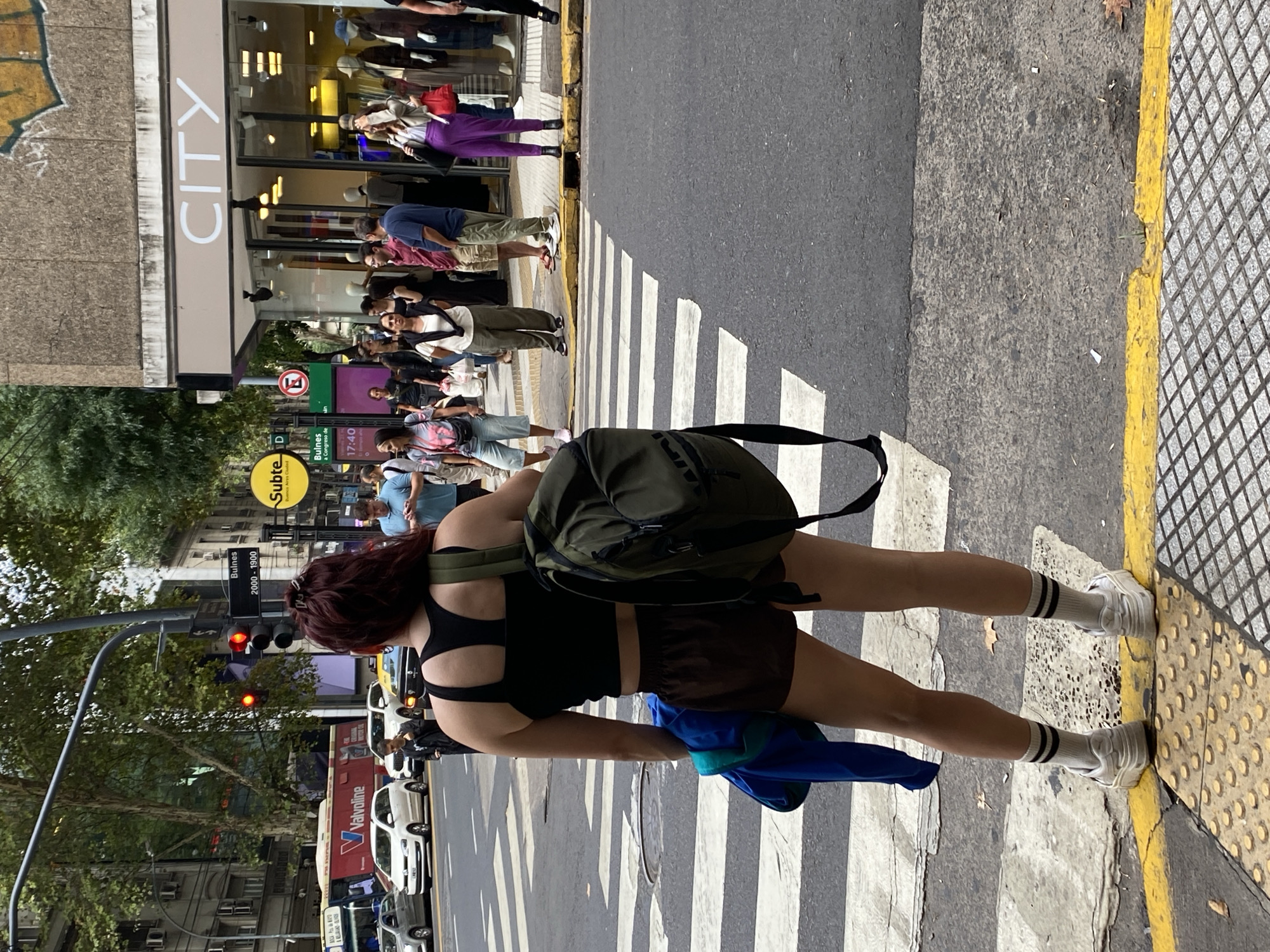 Evening street scenes documented across Buenos Aires neighborhoods