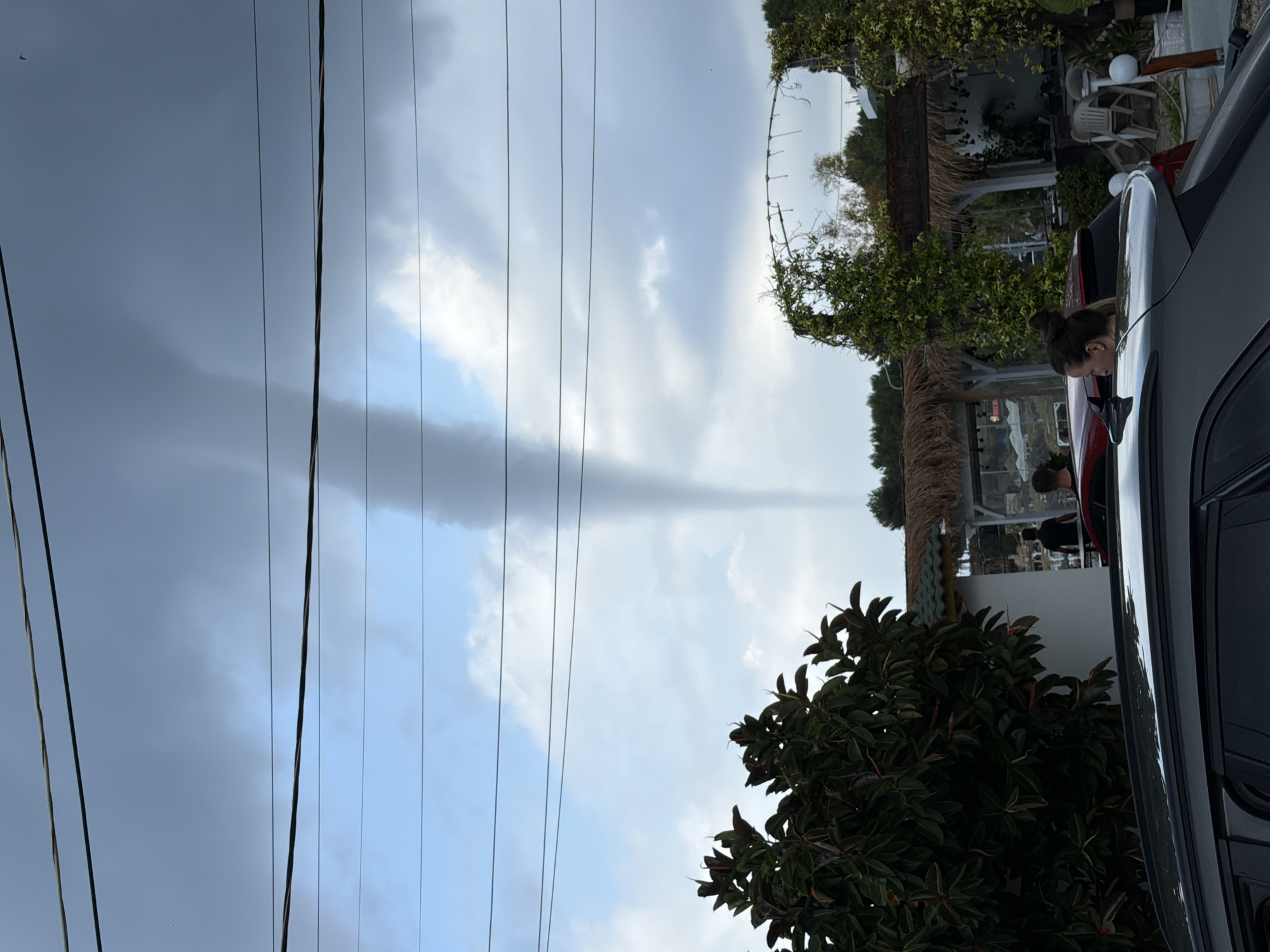 Waterspout forms off Albanian coast as witnesses gather to watch