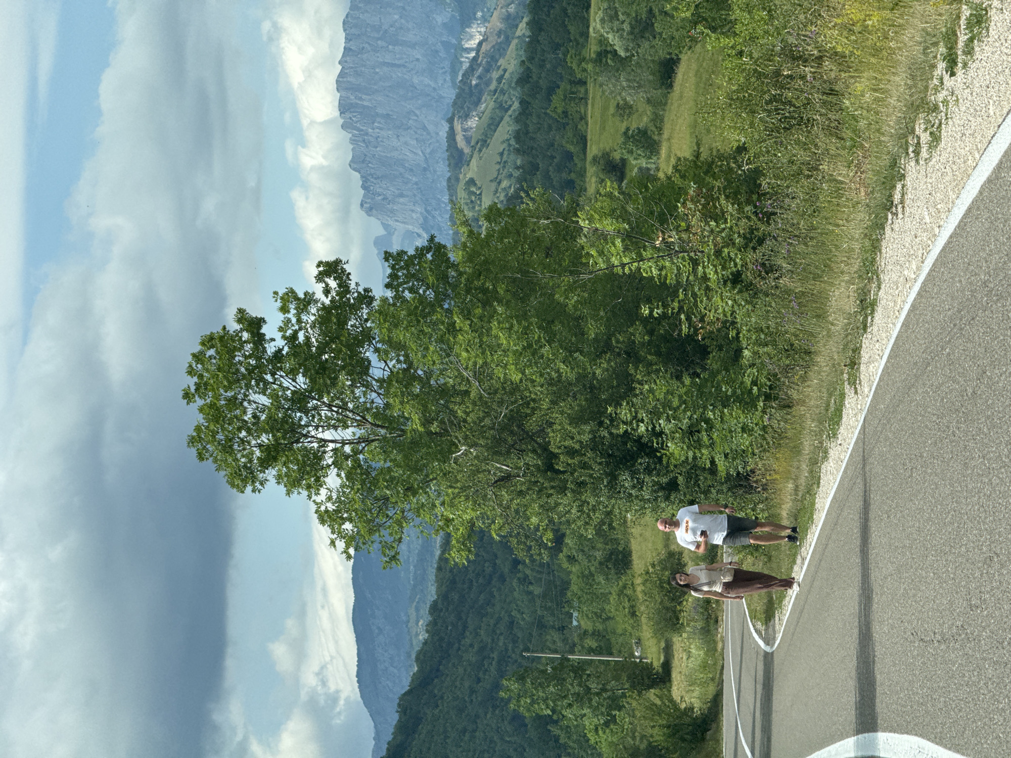 A casual walk along a rural road near Šavnik, Montenegro.