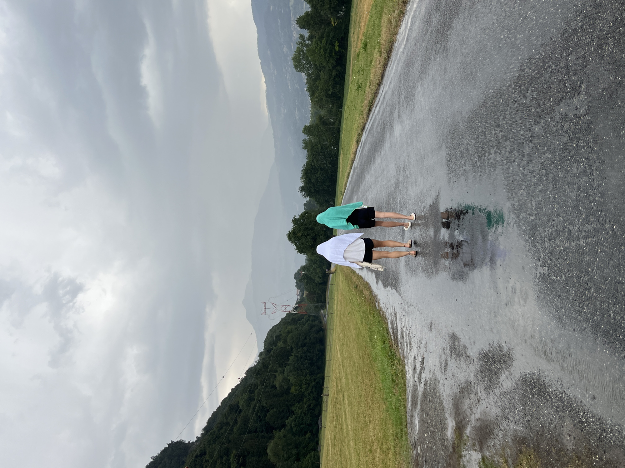 Mountain rain arrives early, cutting short a waterfall trip in Sallanches