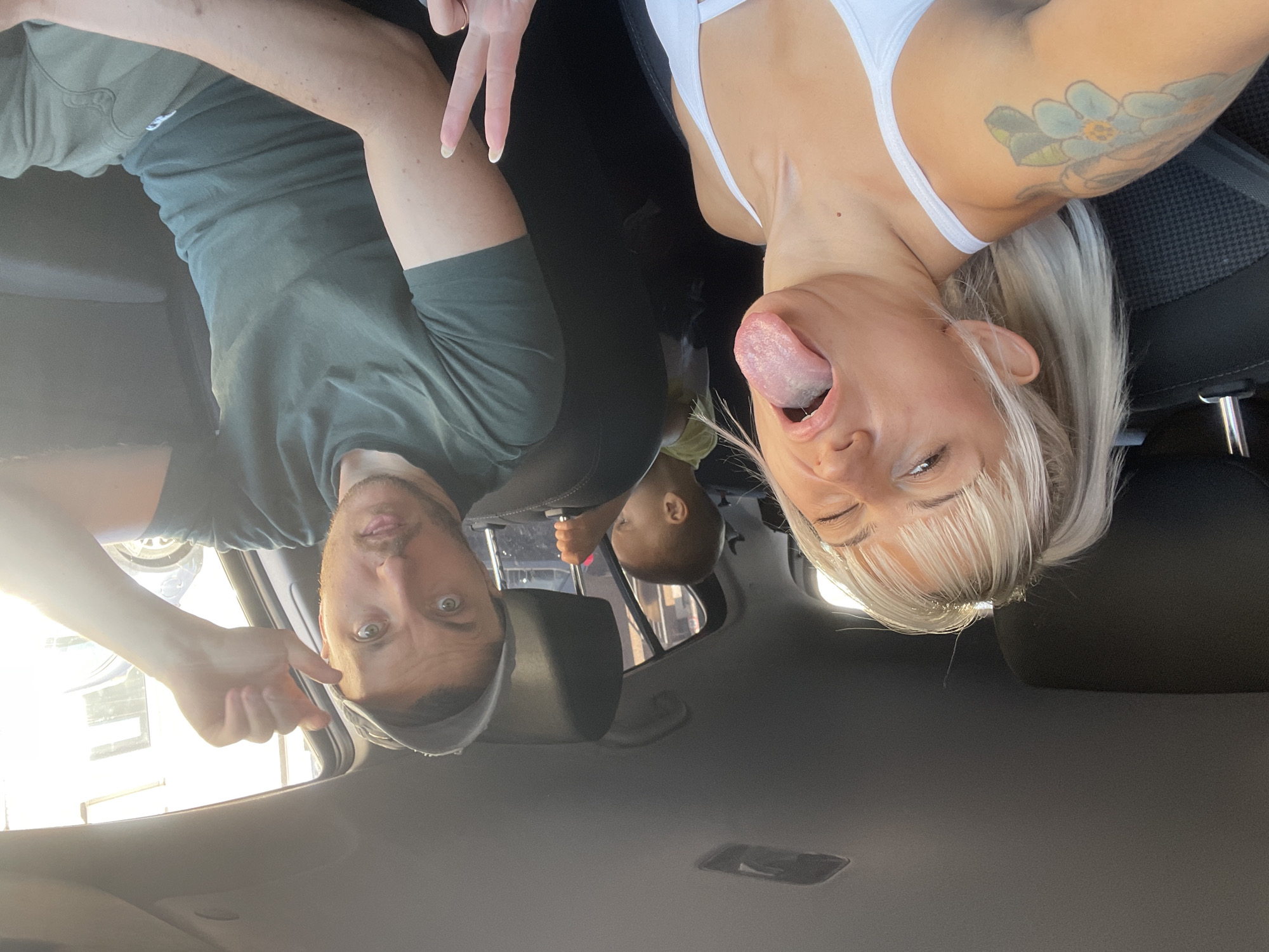 Three people spotted in car interior, Tilburg Netherlands