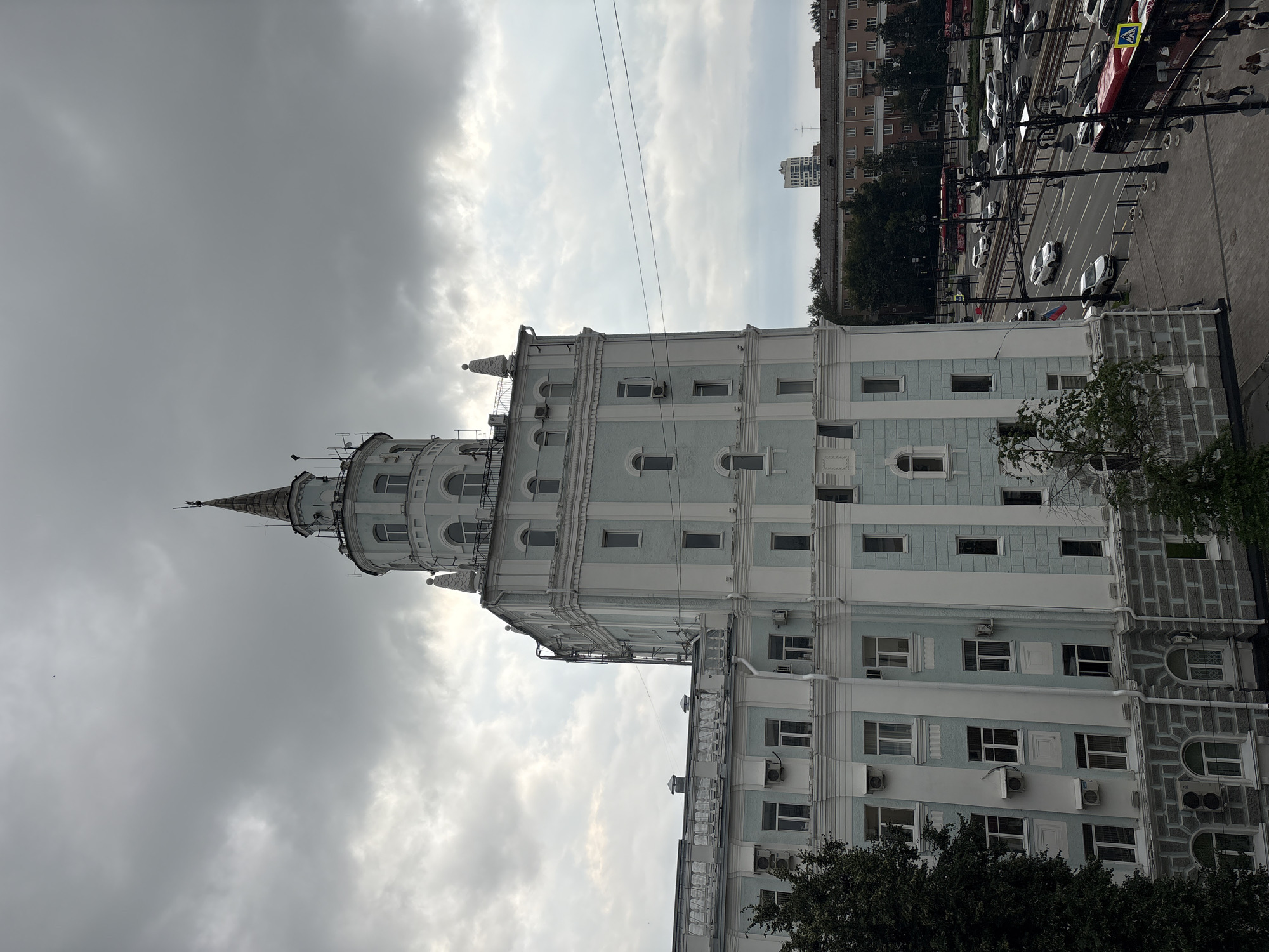 Street scenes, transit, and city views across central Perm