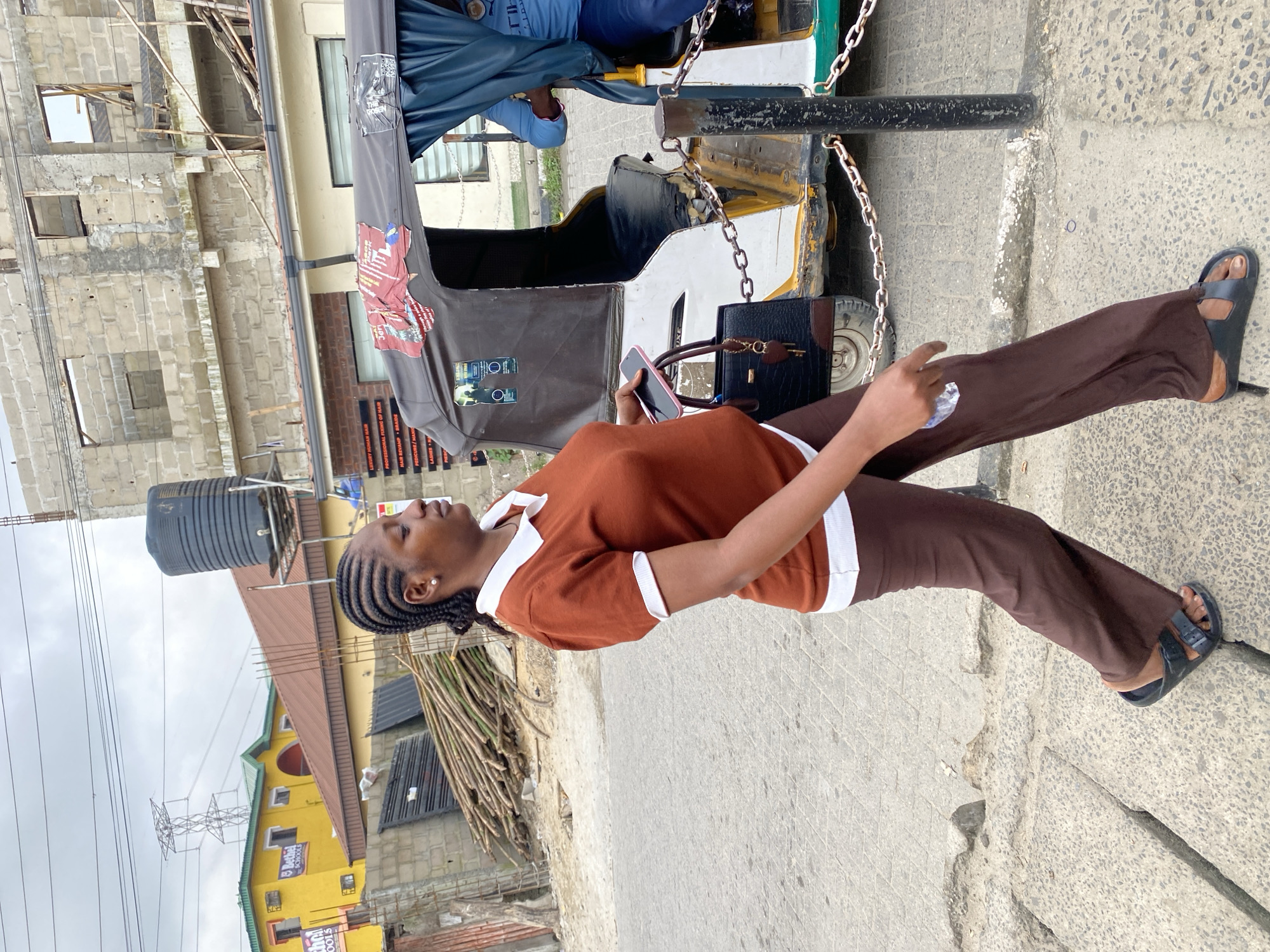 Foot traffic and street life in an active urban neighborhood