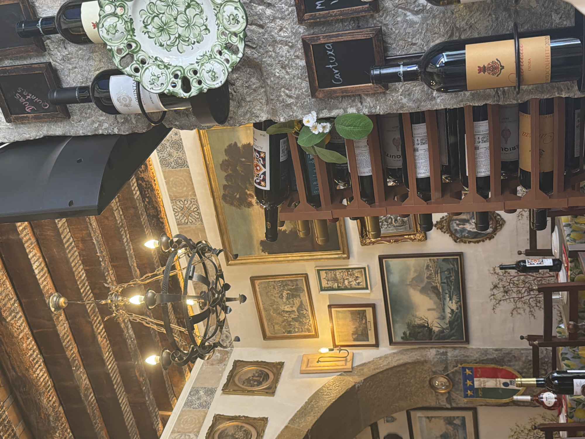 Inside a rustic Lisbon restaurant with old-school charm