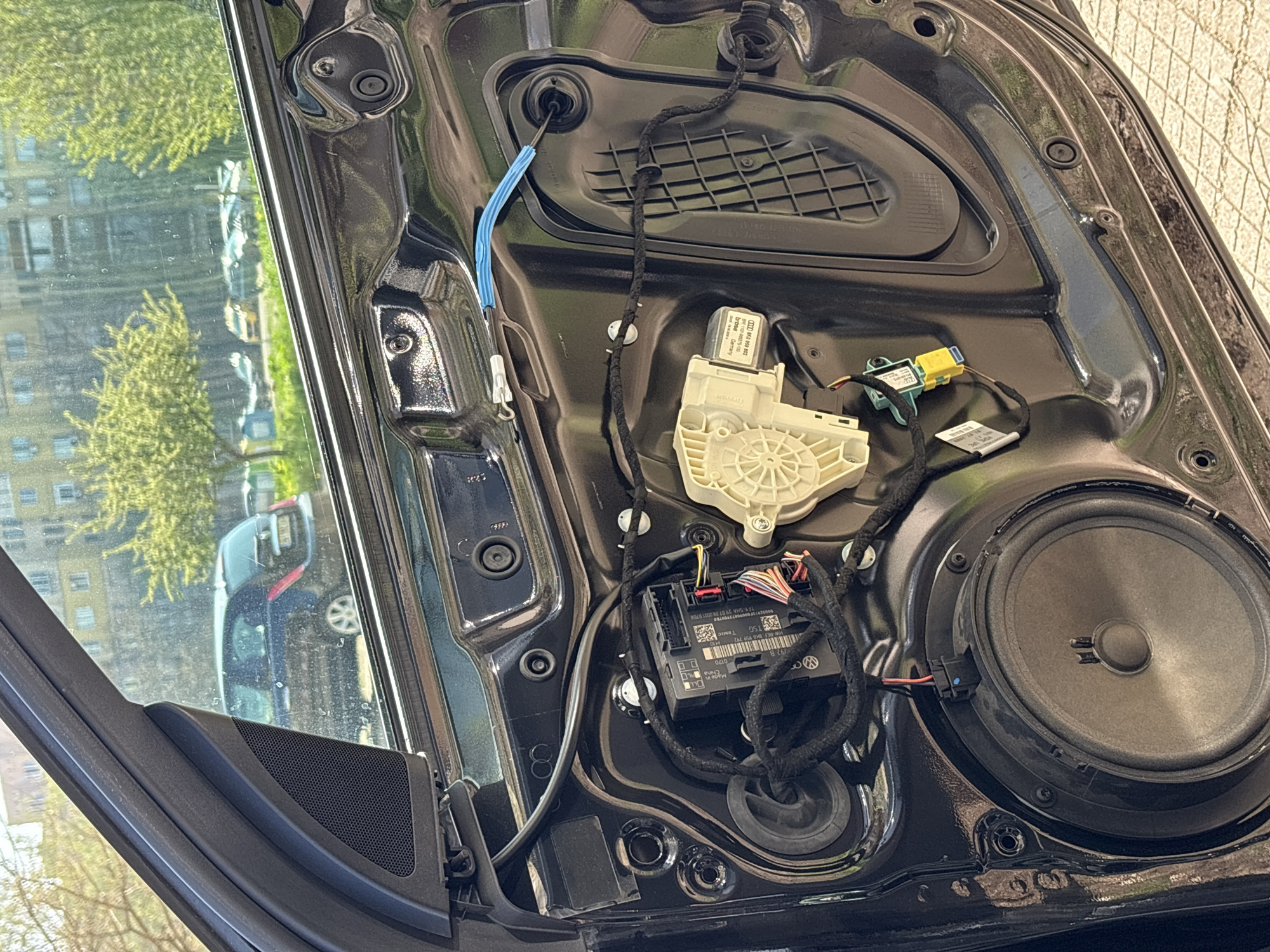 Car repair documented on residential street in Vidin, Bulgaria