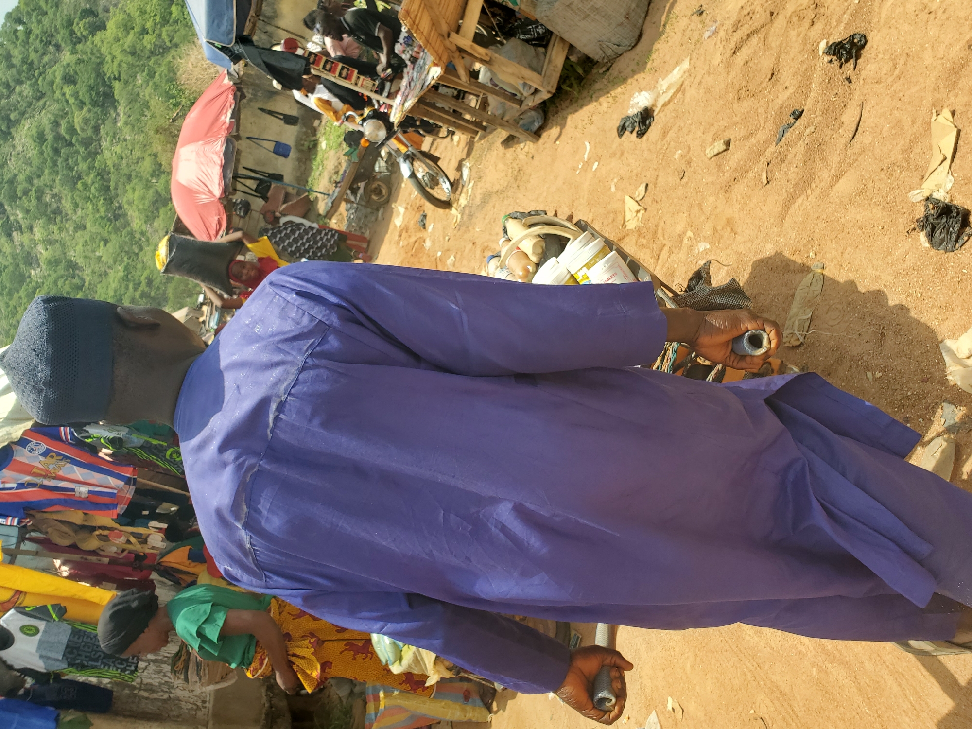Daily market activity documented in Mararaba, Nigeria marketplace