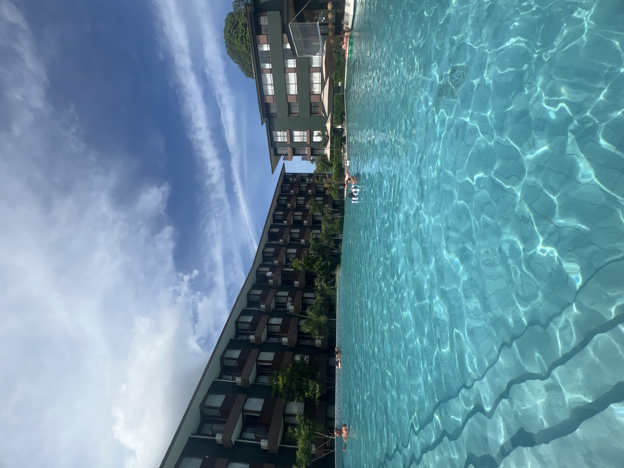 Morning at a Ko Samui resort pool