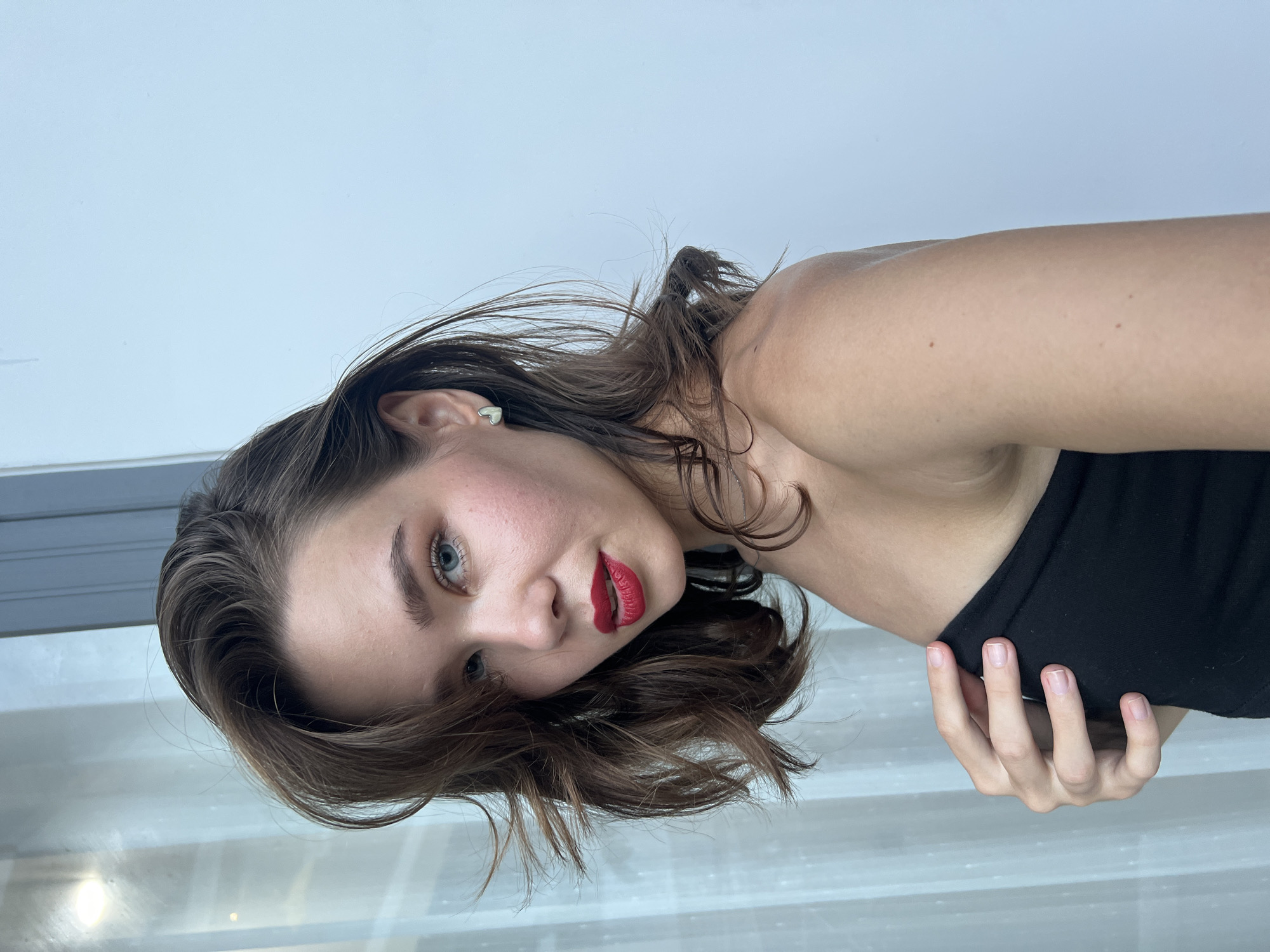Woman photographed posing indoors in Nam Nha Trang Ward