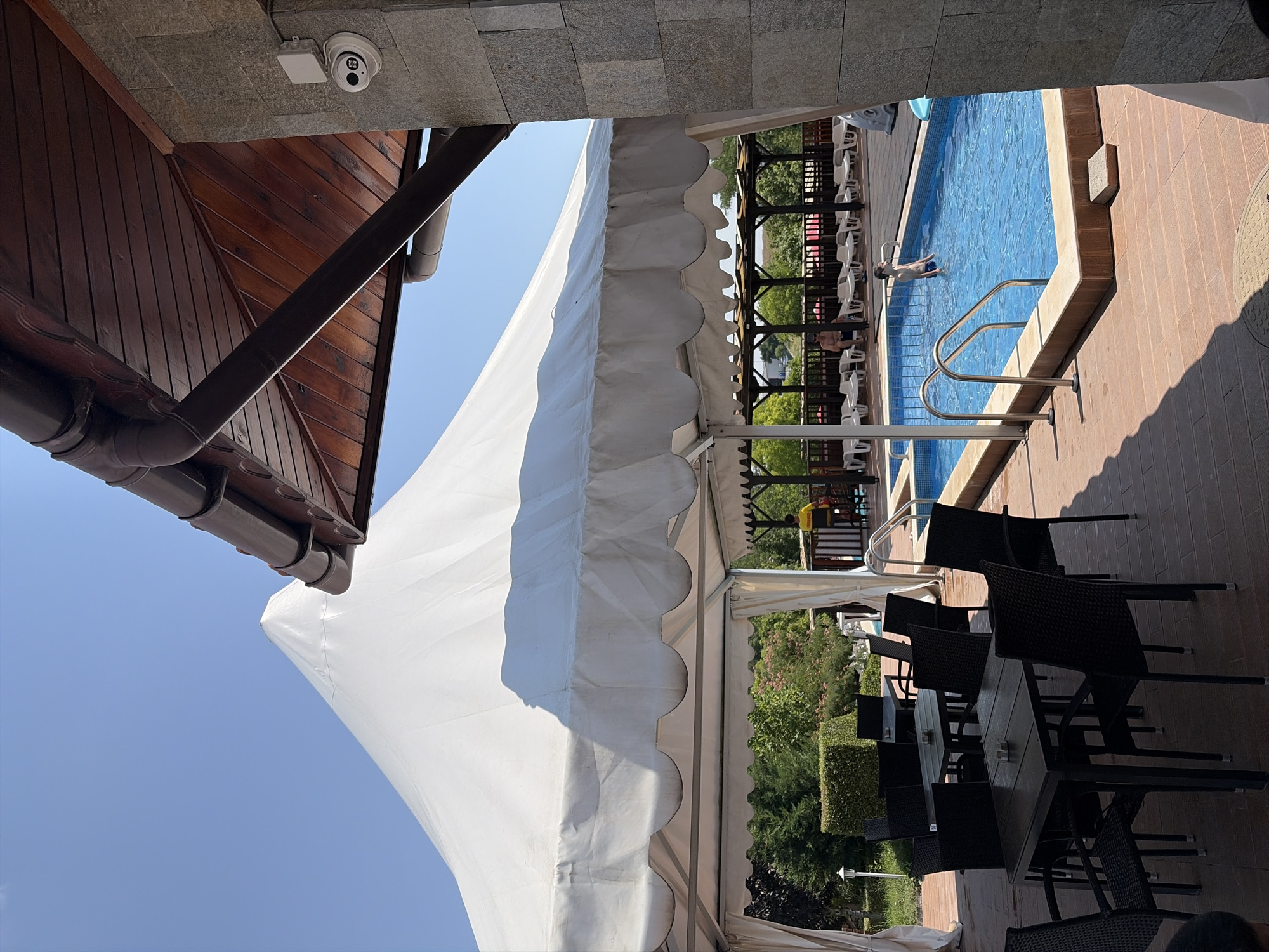 Poolside summer day in Simeonovo, Bulgaria, with water park detour