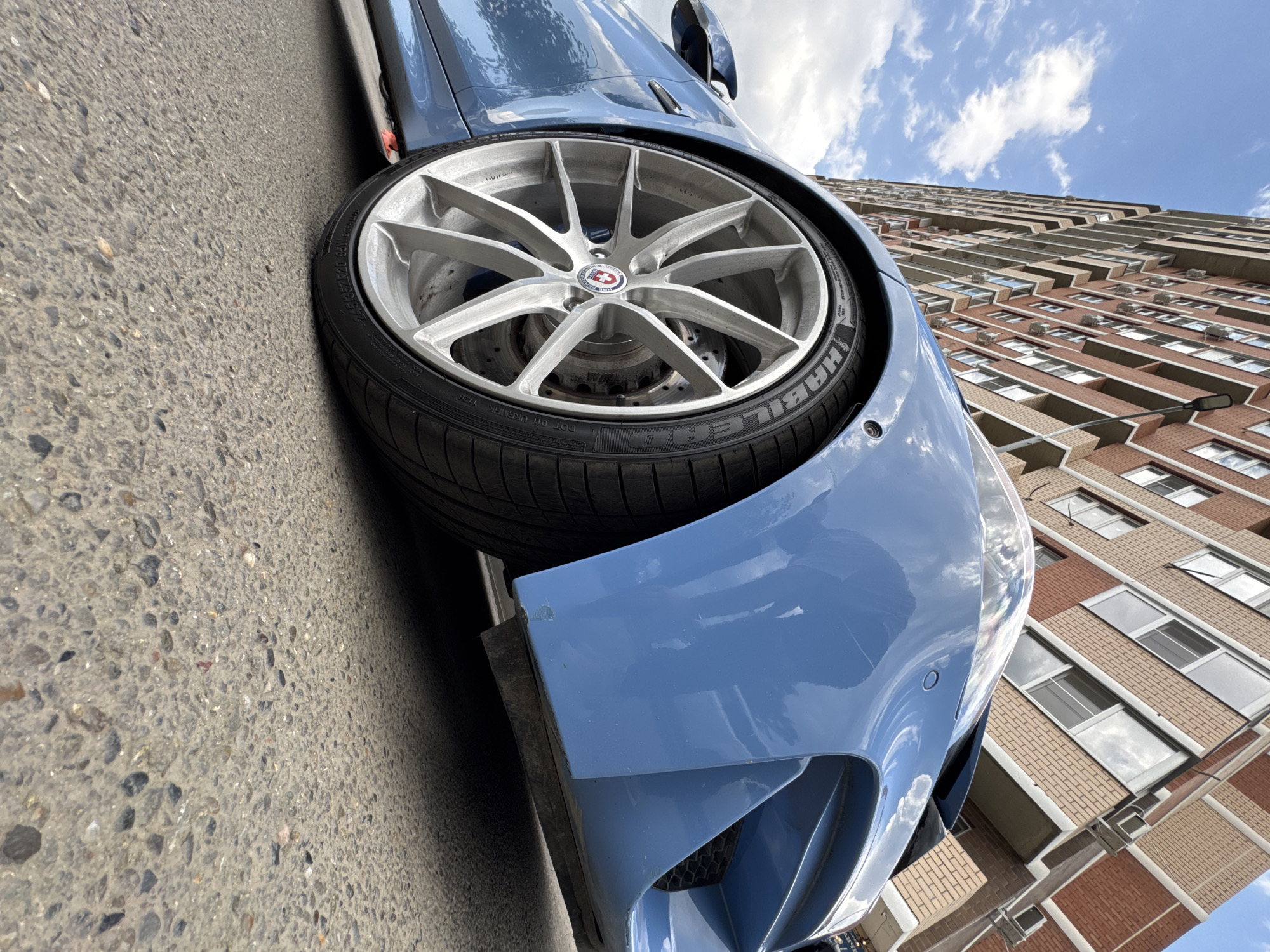 Blue BMW M4 shot in detail, inside and out, Krasnodar