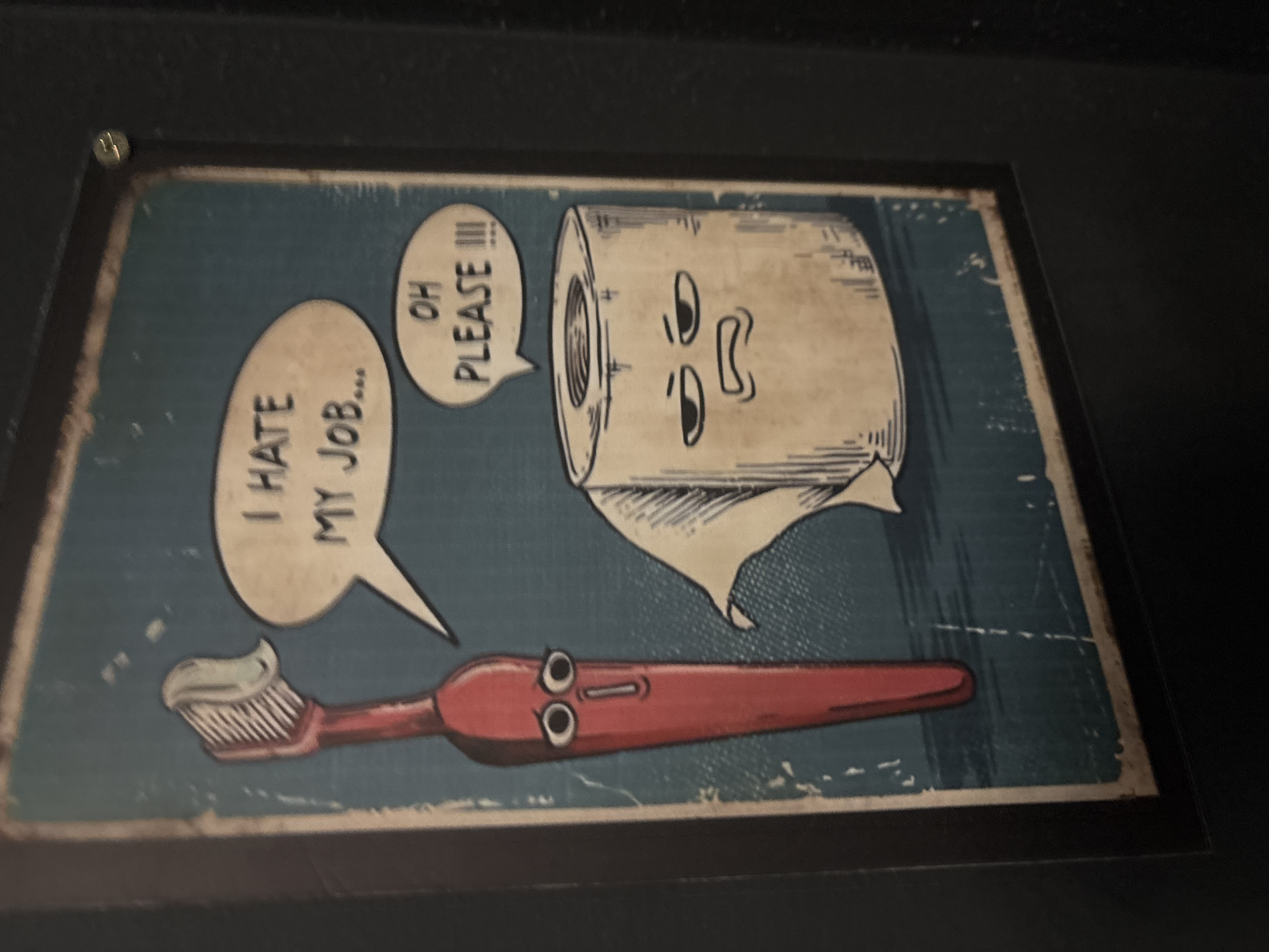 Cartoon of anthropomorphic household objects displayed in Varna