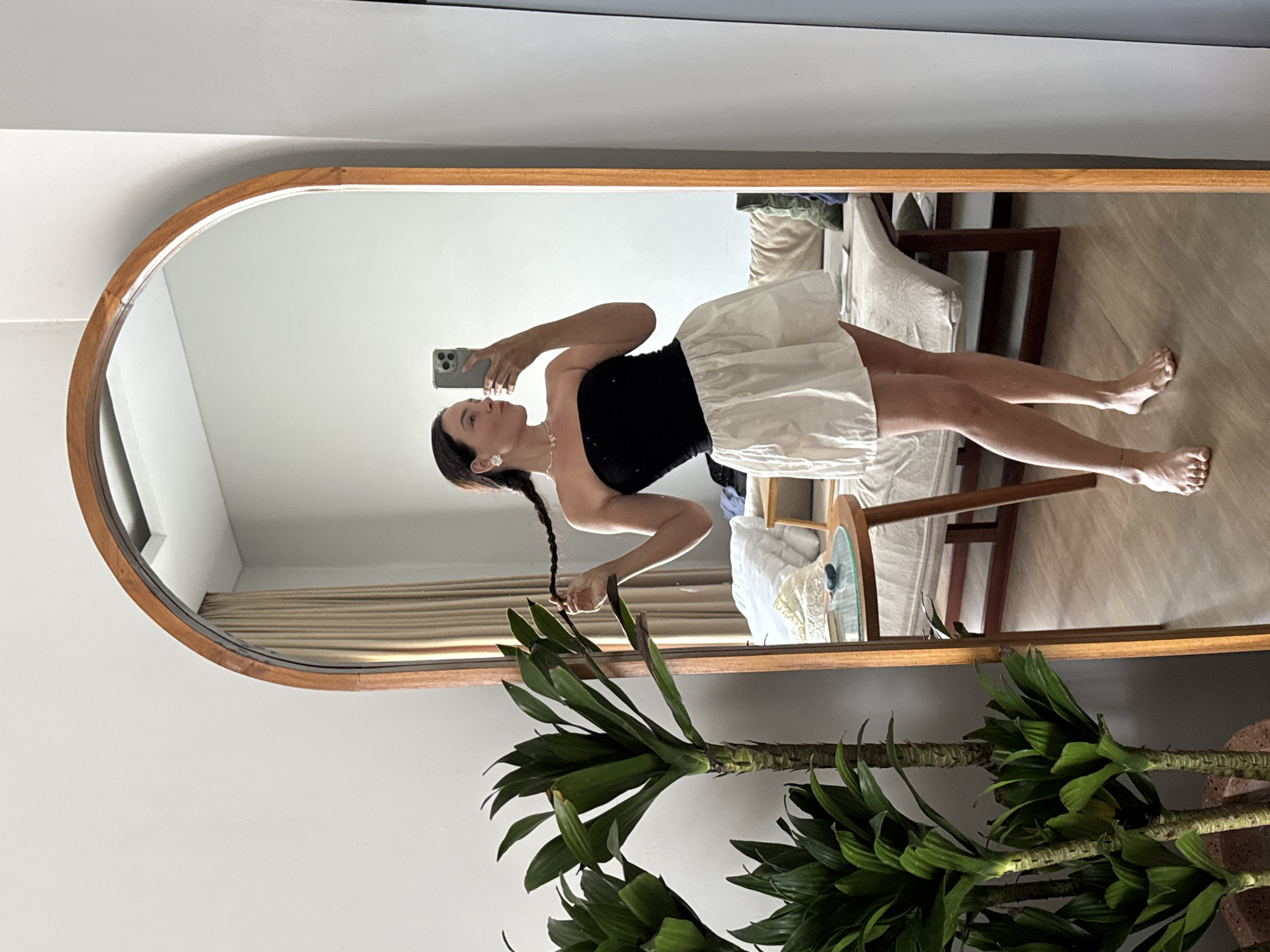 Mirror selfies and a pink bicycle in North Kuta, Bali