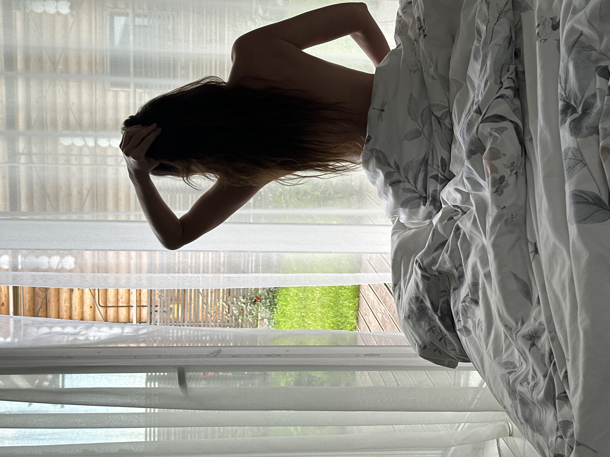 Morning routine at home in Chaikovsky, Russia