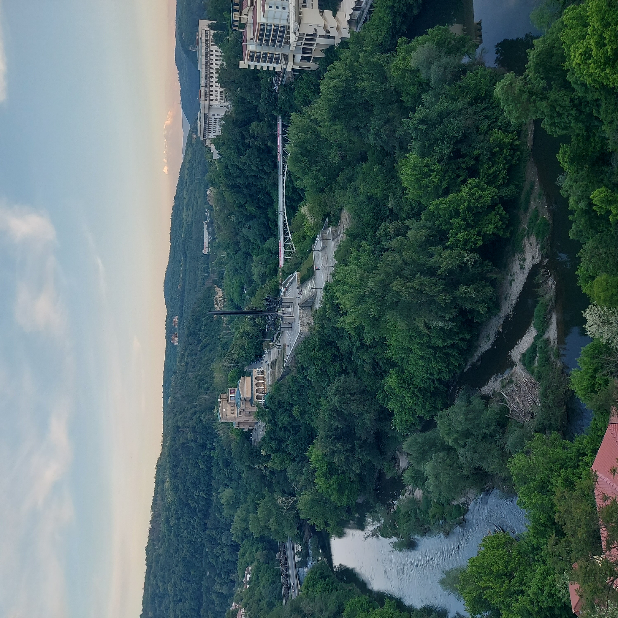Historic Veliko Tarnovo cityscape and horseback mural documented