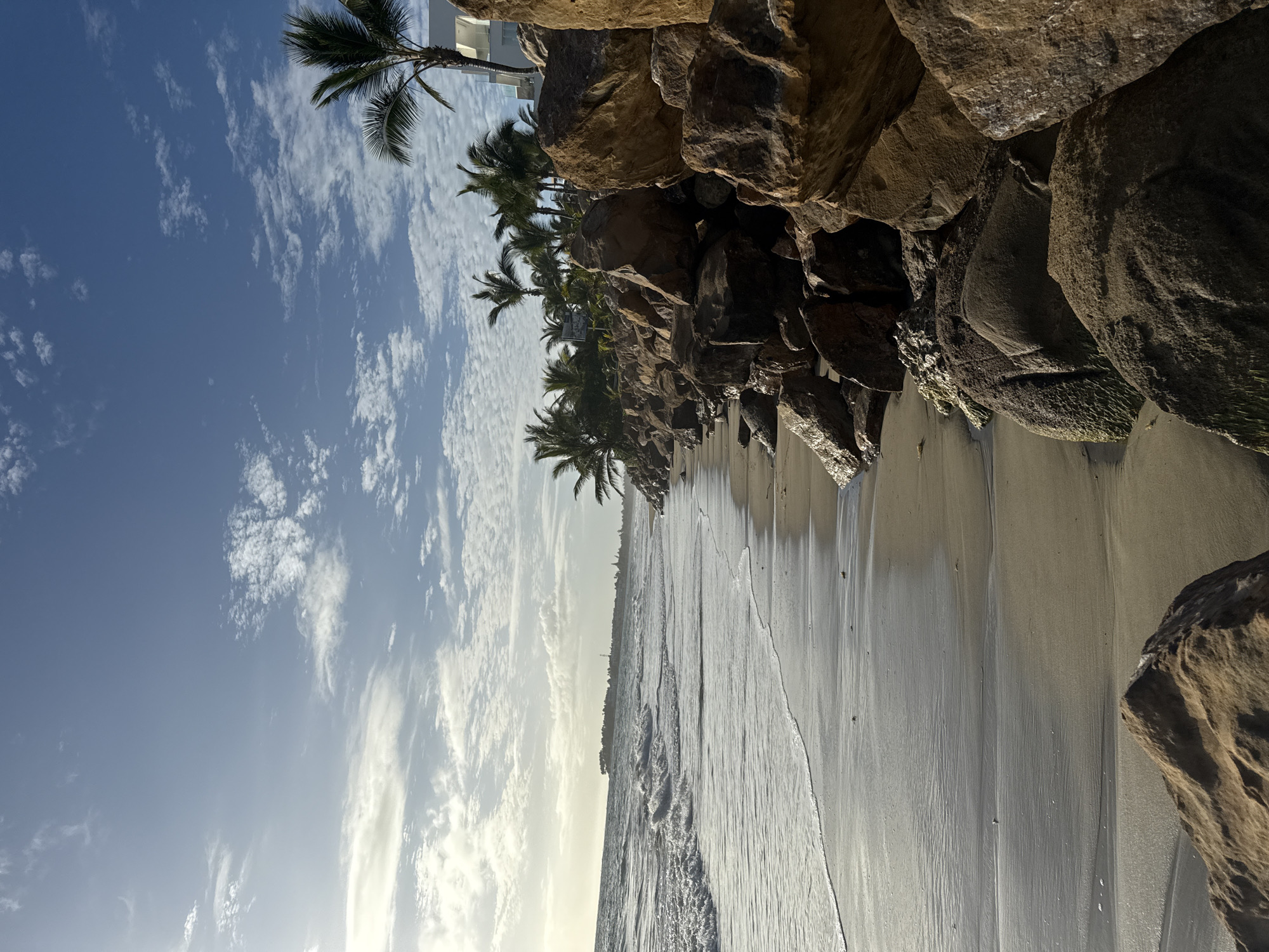 Sunny beach day documented in Cabarete, Dominican Republic