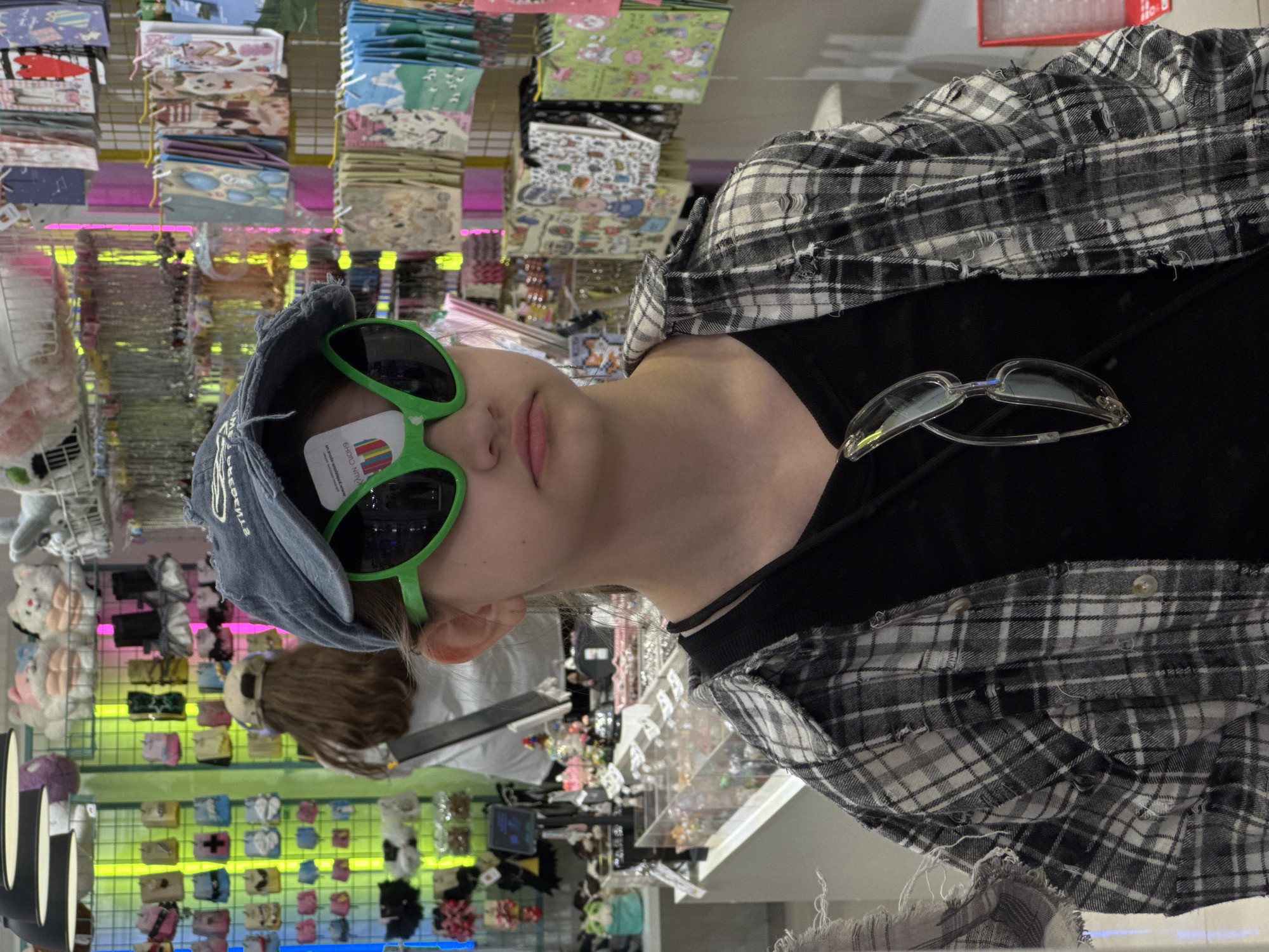 Shopper browses novelty items at Moscow retail store