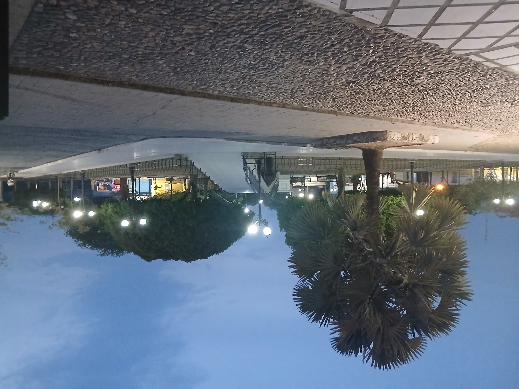 Evening scenes captured in Tinaco, Venezuela plaza and church