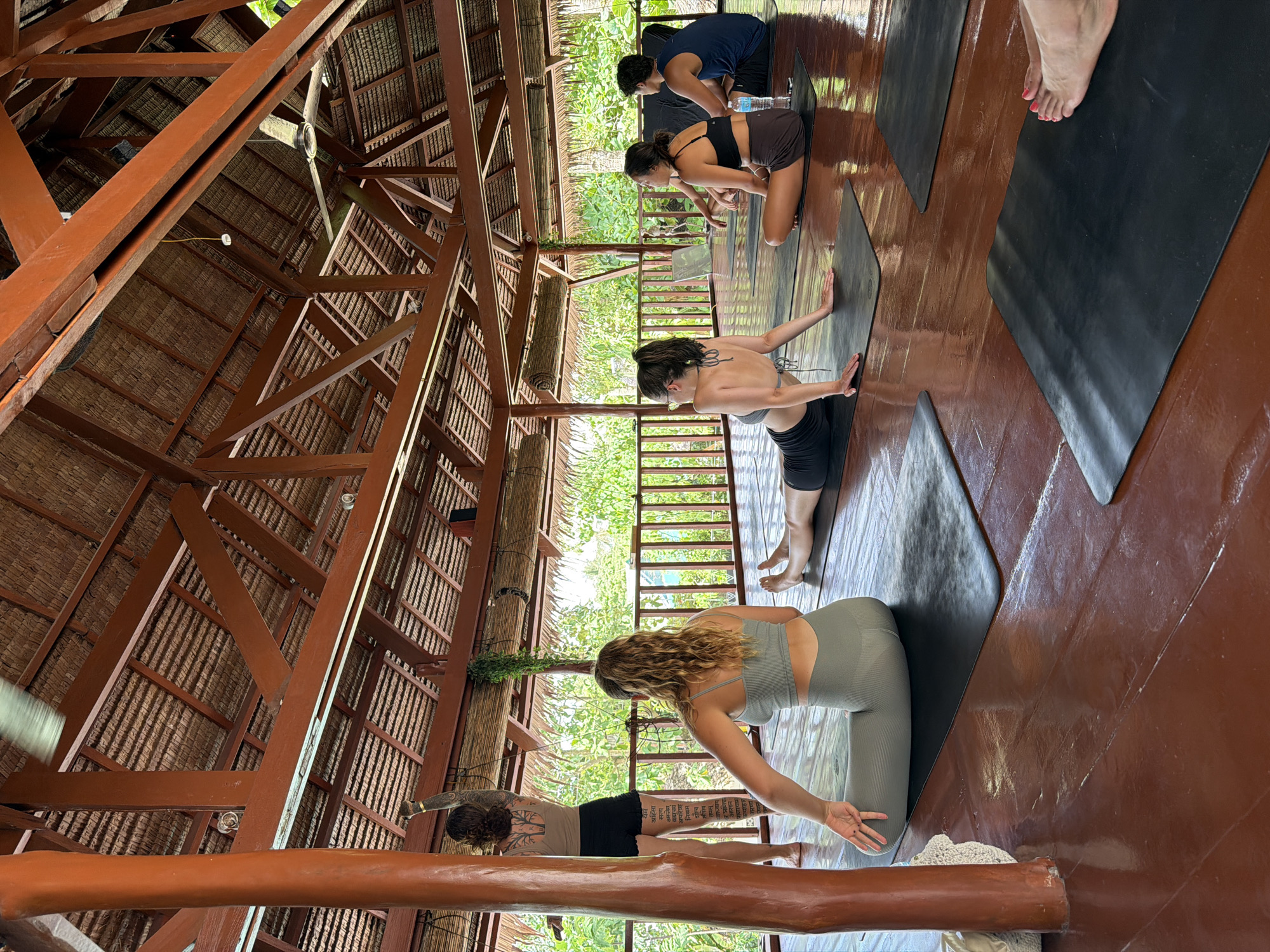 Early morning yoga session held in General Luna