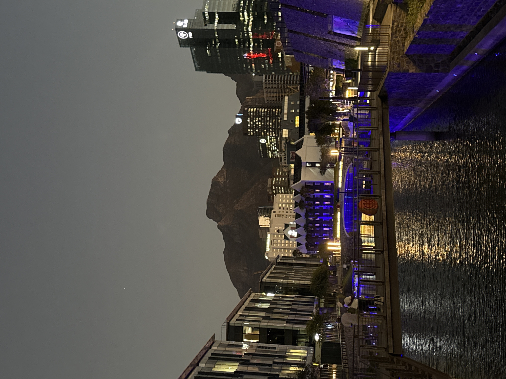 Evening documentation of Cape Town landmarks and waterfront scenes