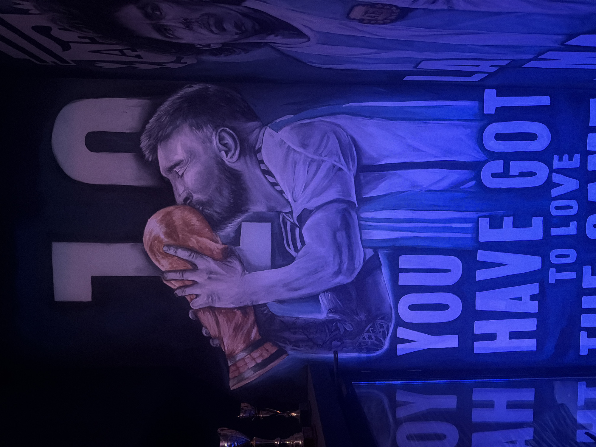 Sports-themed murals and plasma art documented in Sofia