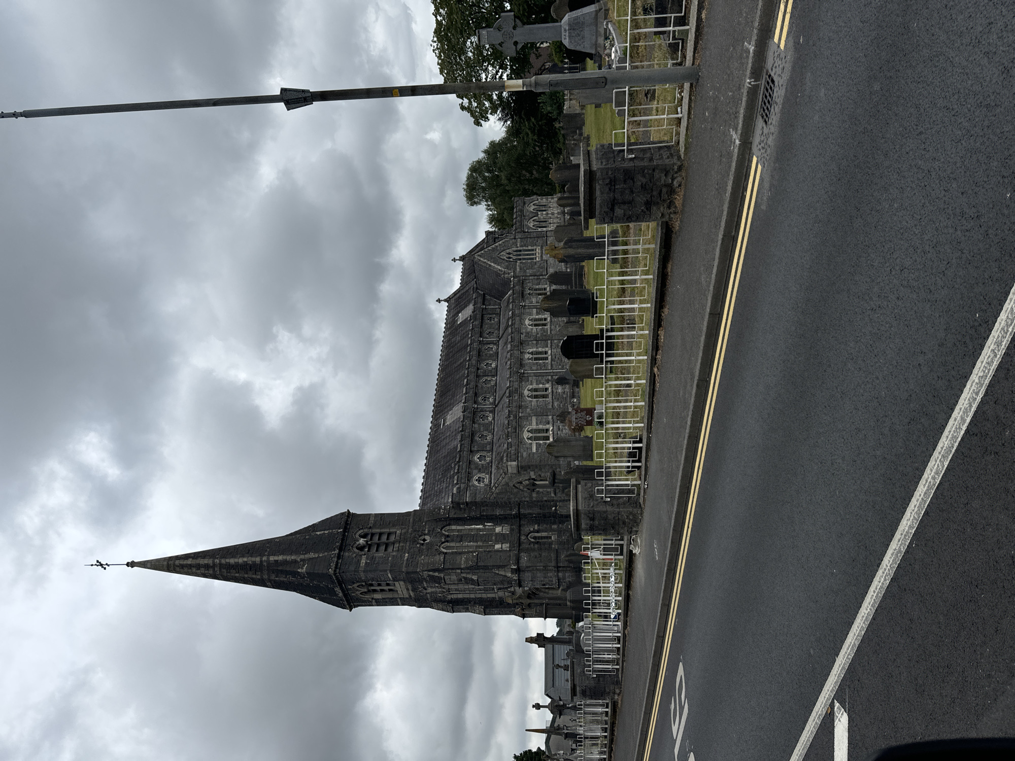Road trip through Waterford under a grey August sky
