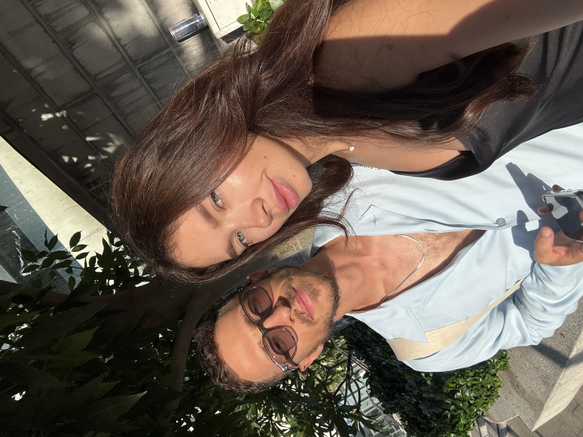 Quick selfie series around Tel Aviv on a sunny afternoon