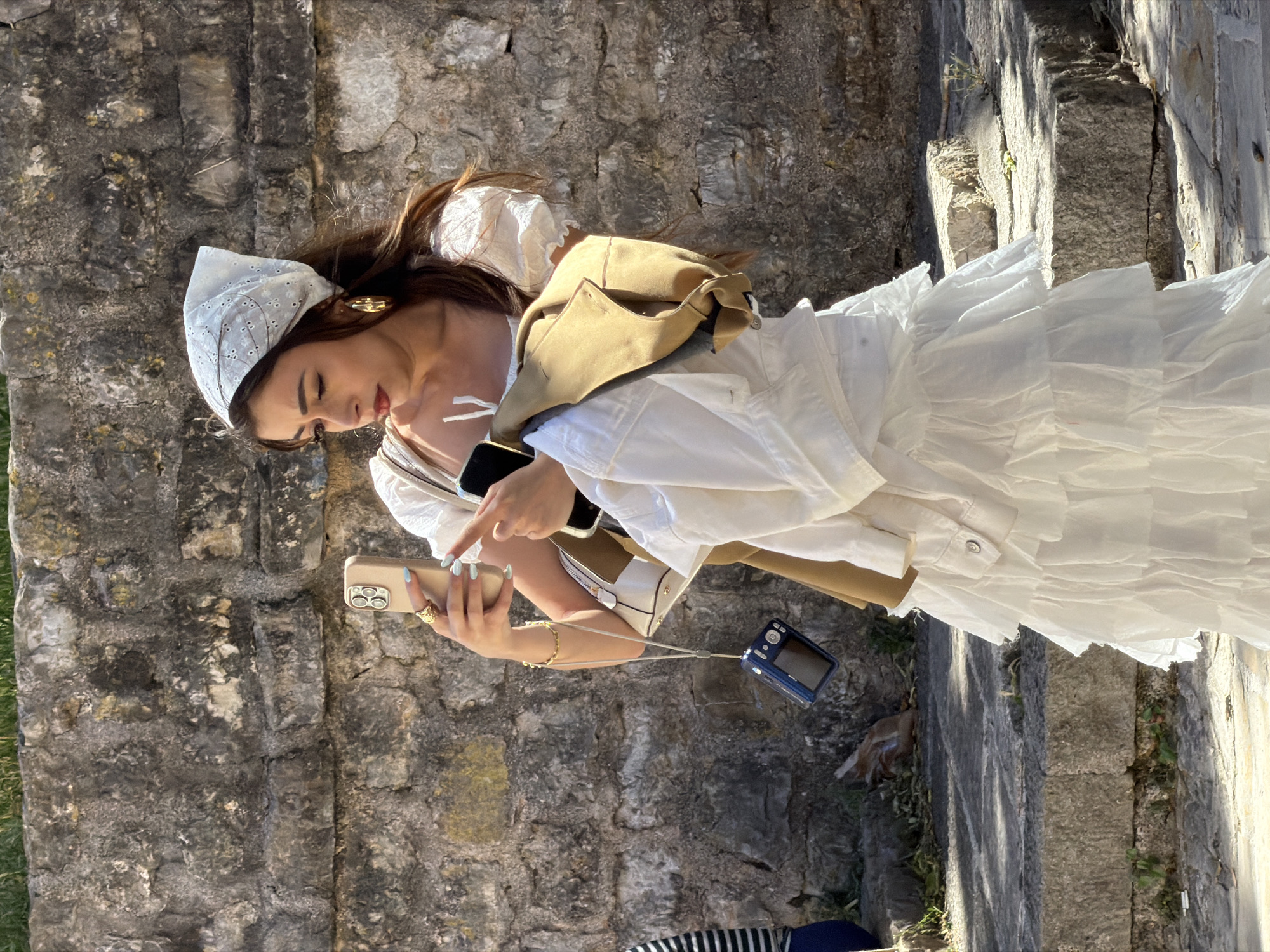 Summer tourism moments captured across Budva's historic old town