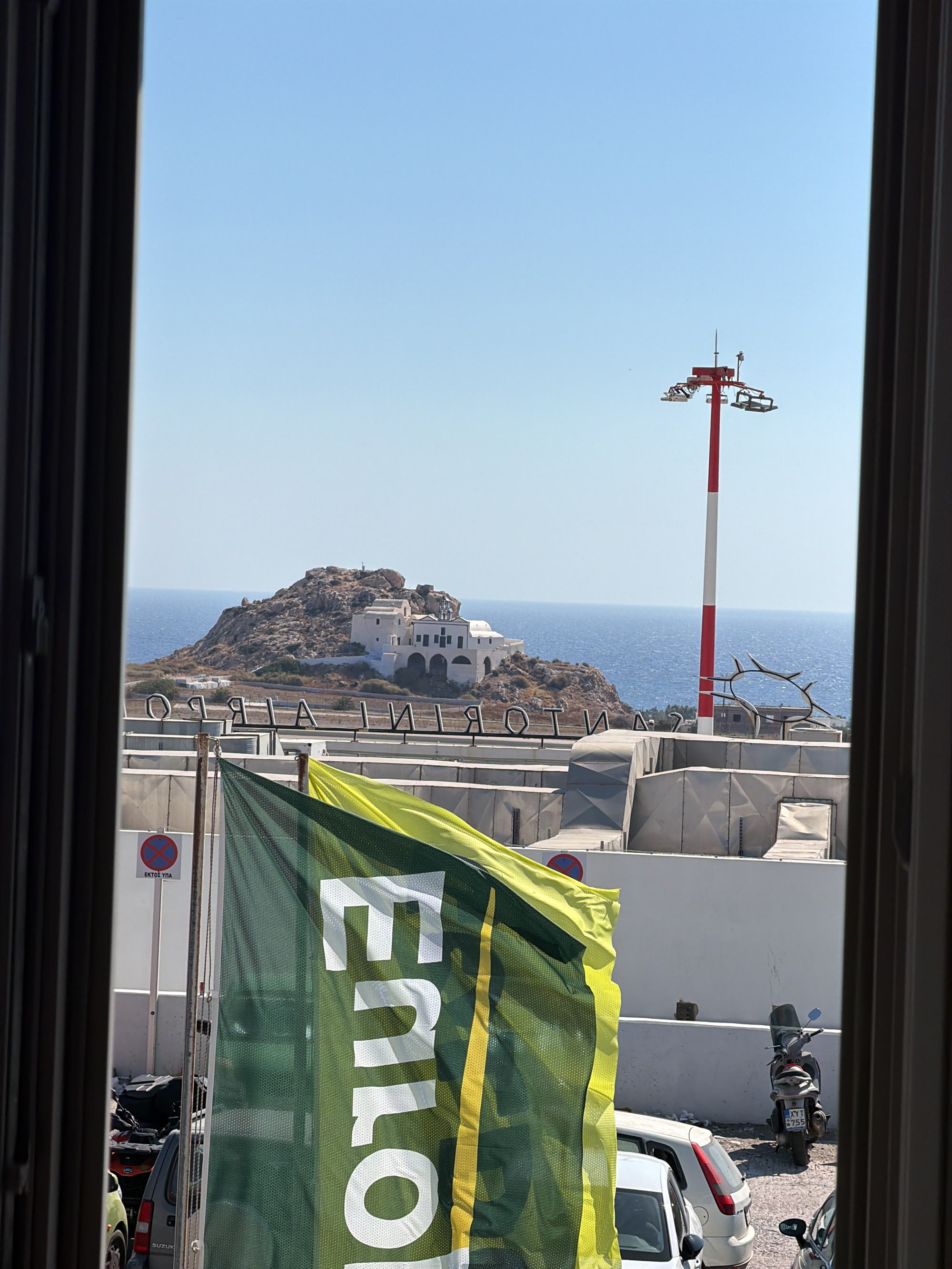 ATV ride and sea views on a Santorini morning