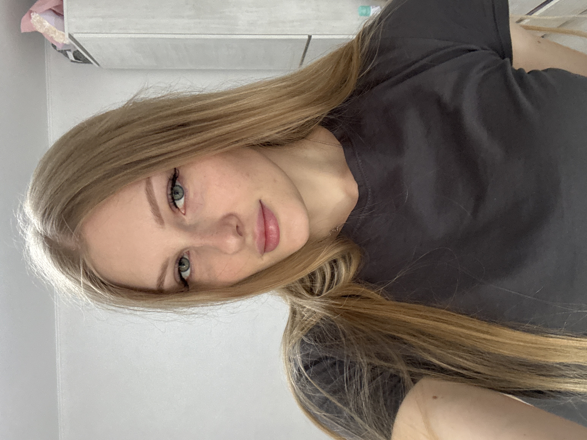 Selfie session across apartment and elevator in Perm