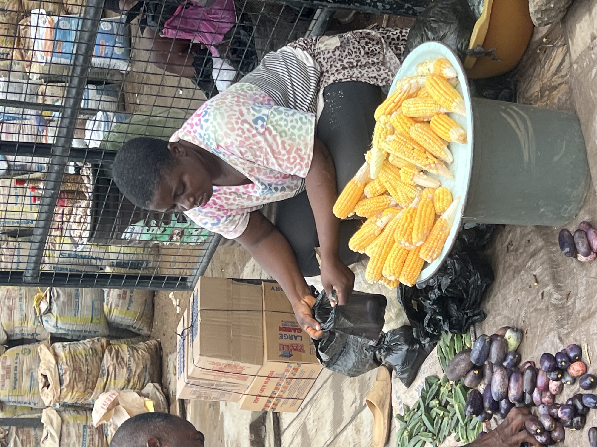 Afternoon street life and market activity in Nkpor, Nigeria