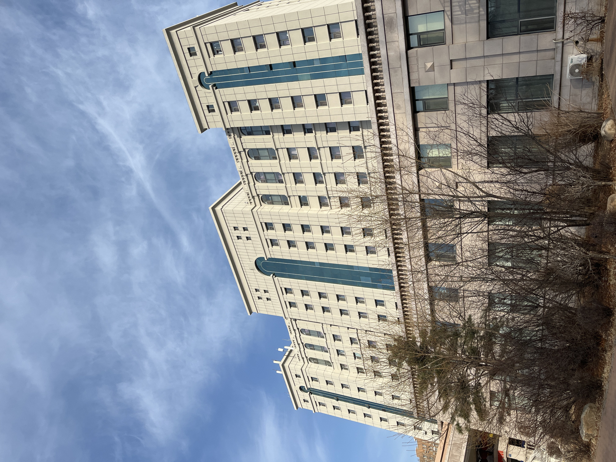 Evening documentation of buildings and public spaces in Changchun