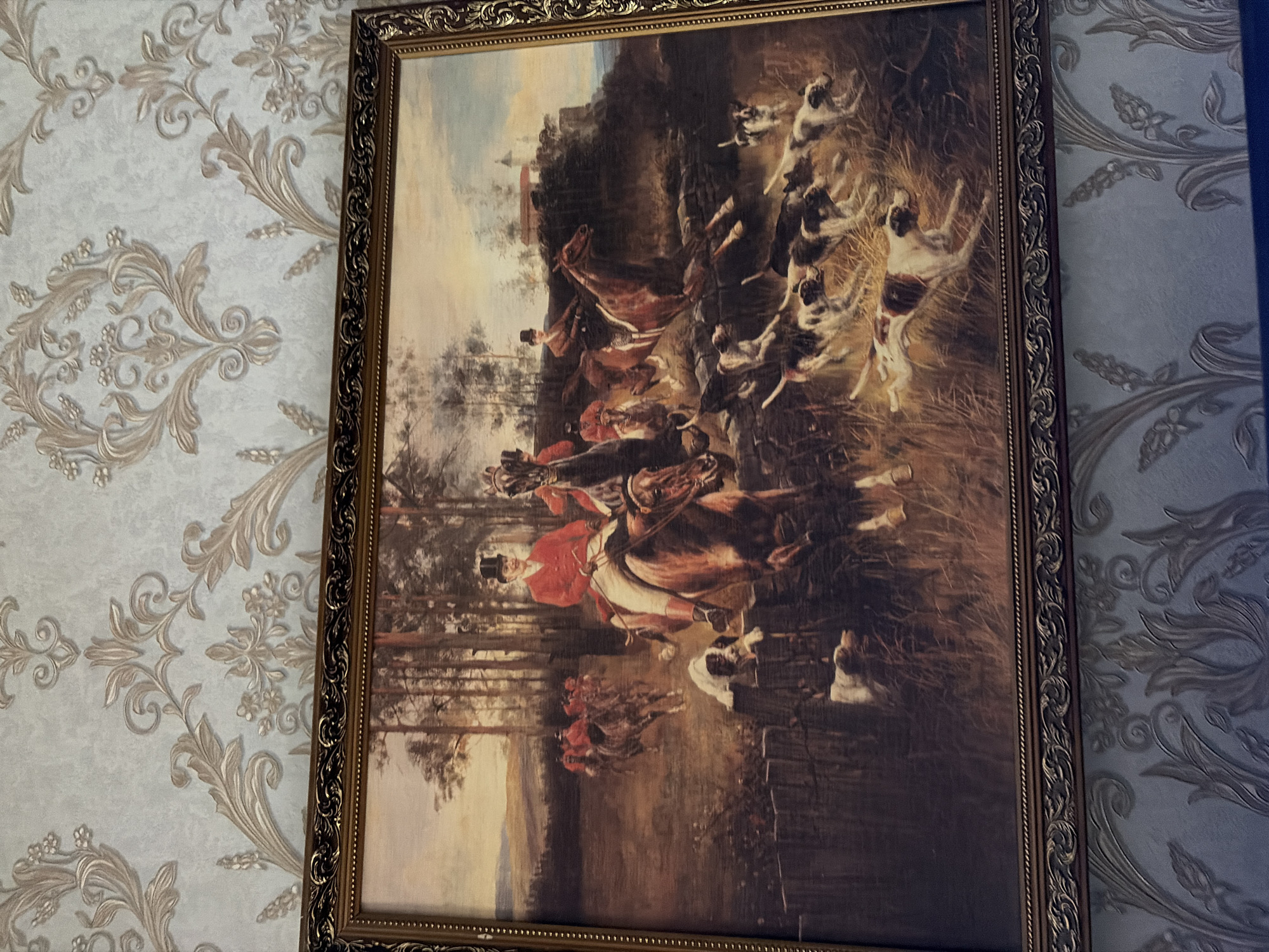 Dogs and hunting scenes from Tambov, Russia