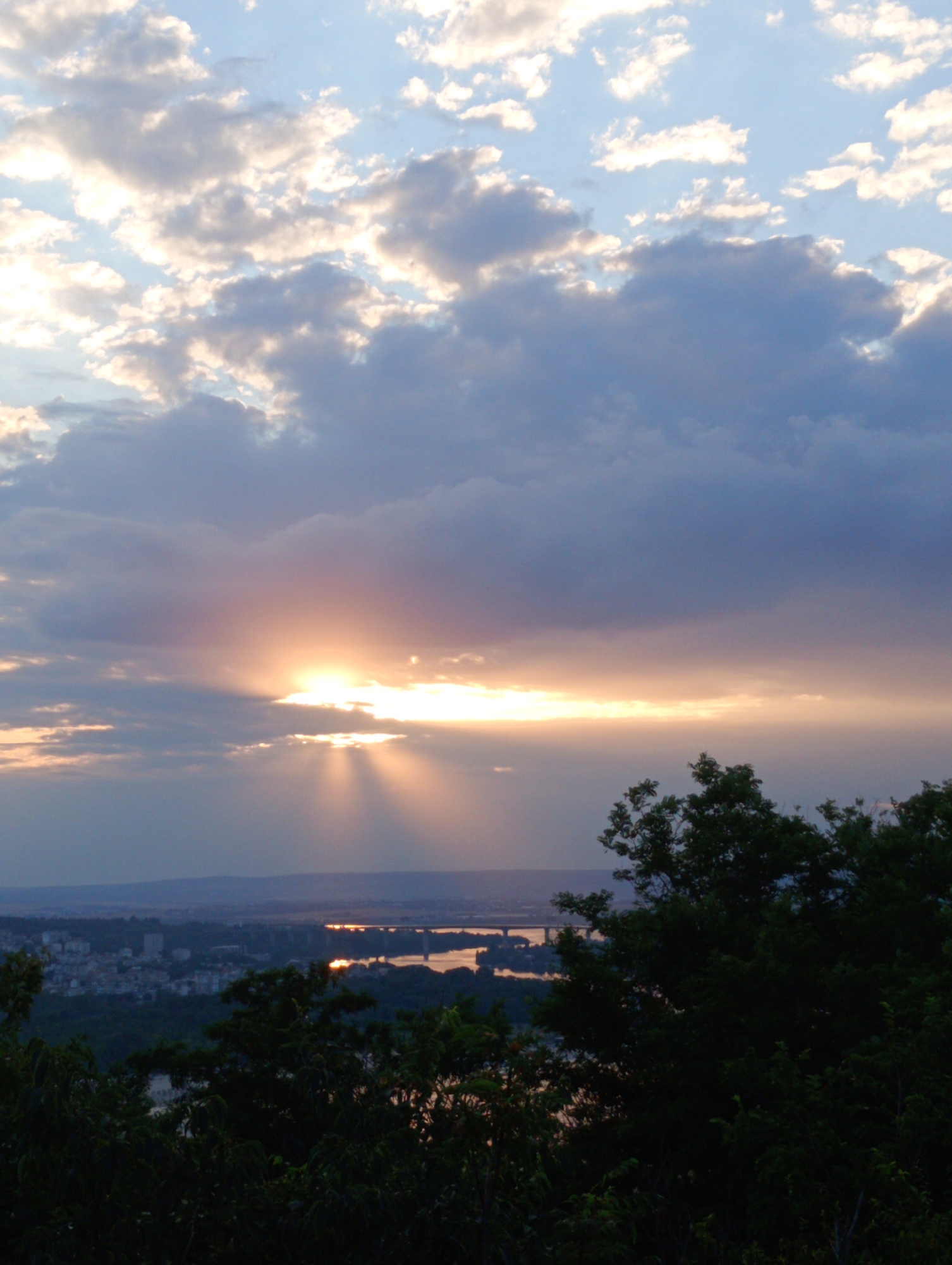 Varna skyline at golden hour, overlooking the Black Sea