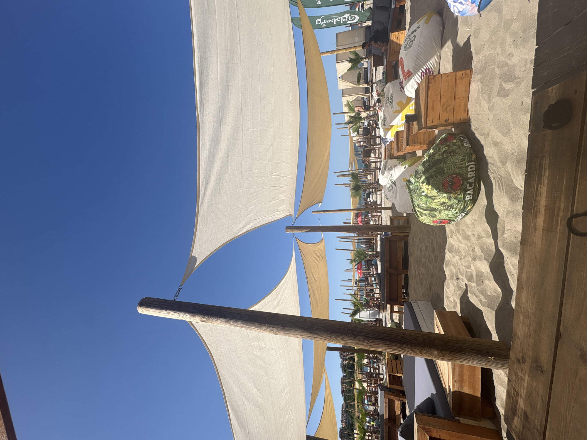 Lazy afternoon at a beachside bar in Tsarevo, Bulgaria