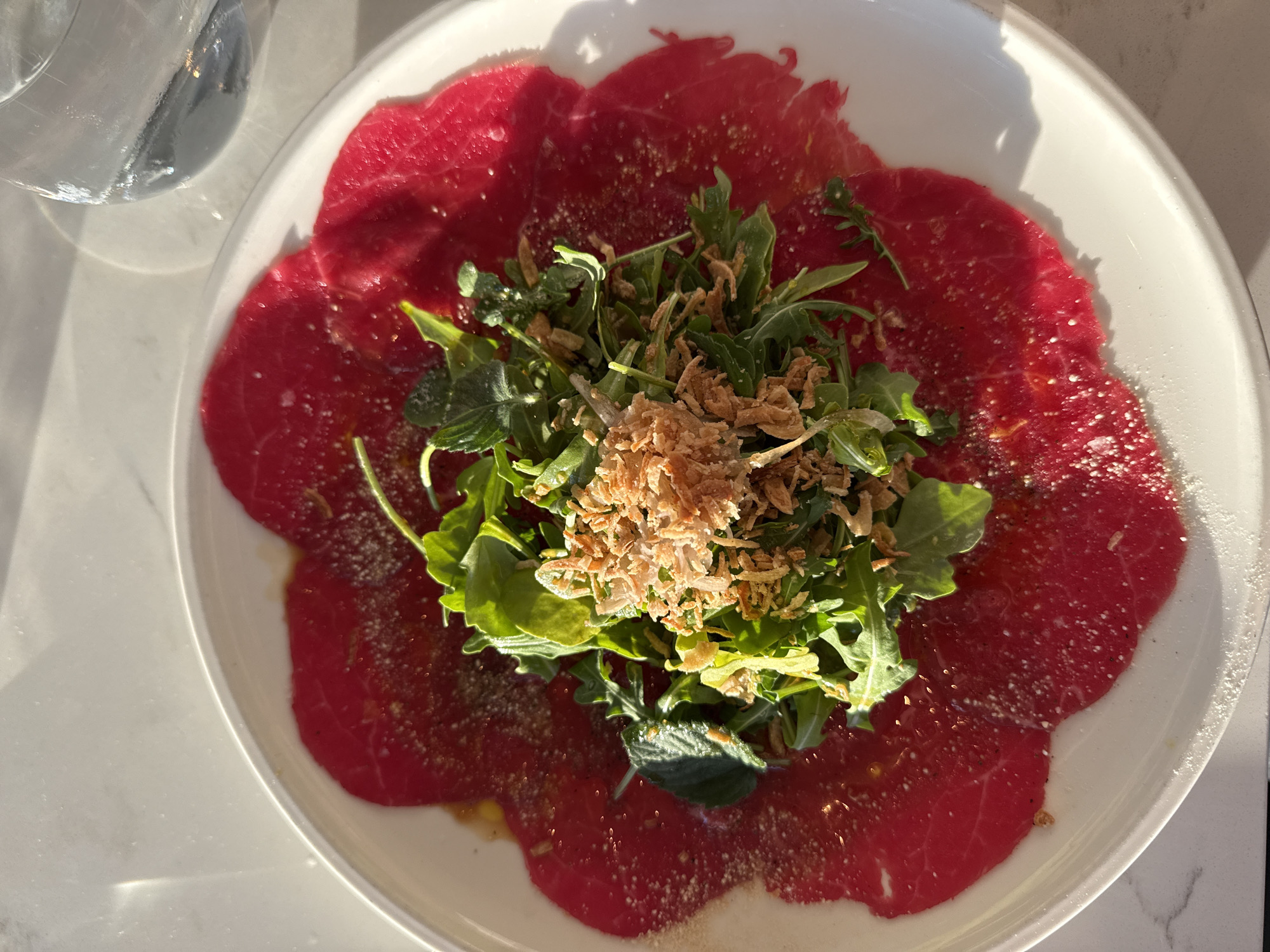 Evening dining experience captured at CN Tower's 360 Restaurant