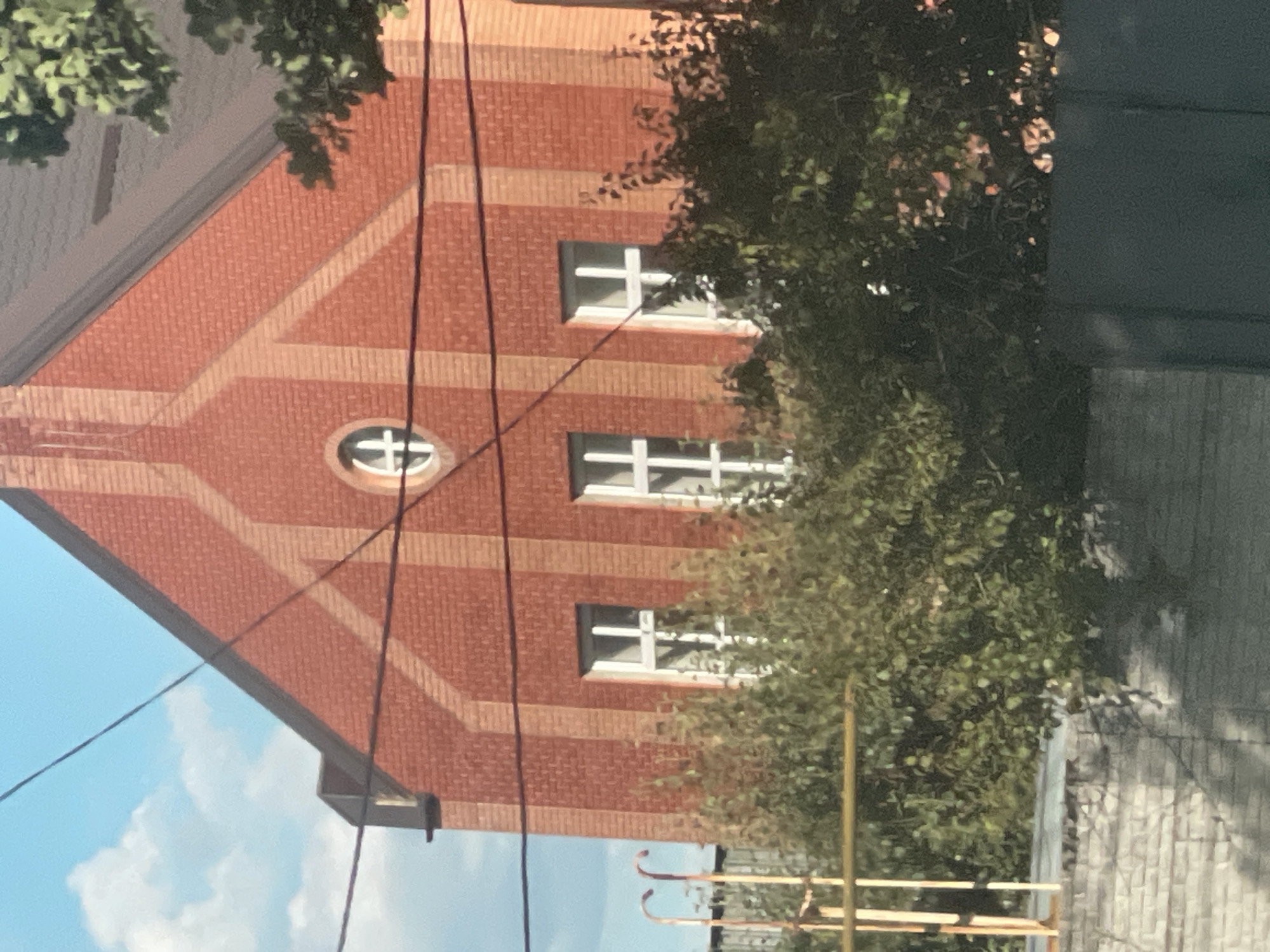Driving tour through central Poltava showing churches and commercial areas
