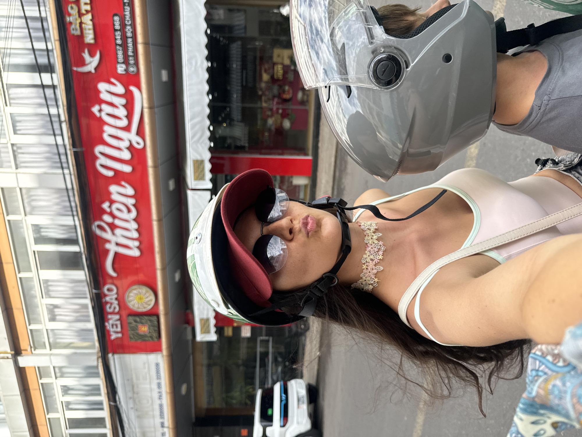 Motorcycle selfies and street fun in Nha Trang