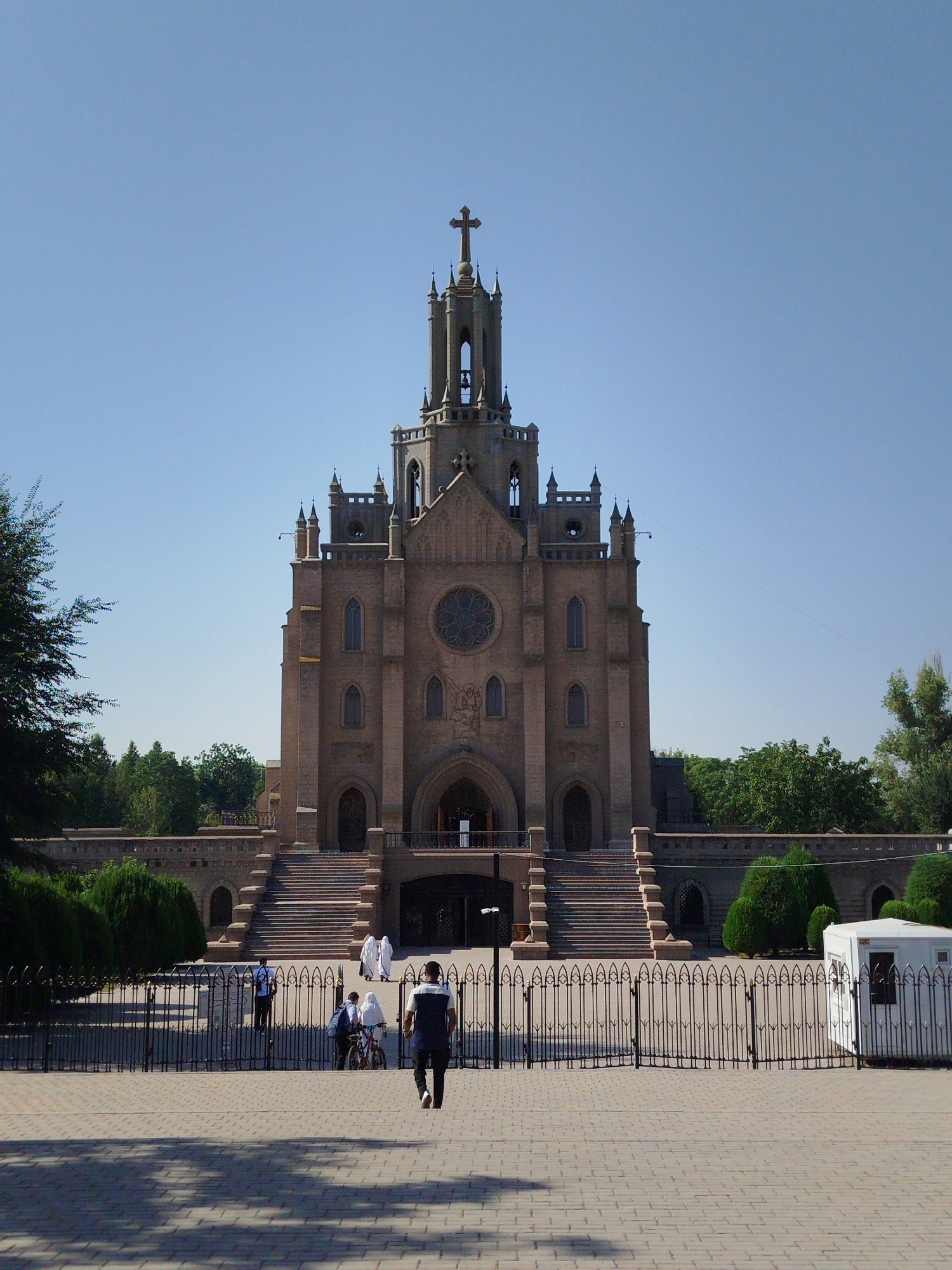 Catholic cathedral rises in the heart of Tashkent