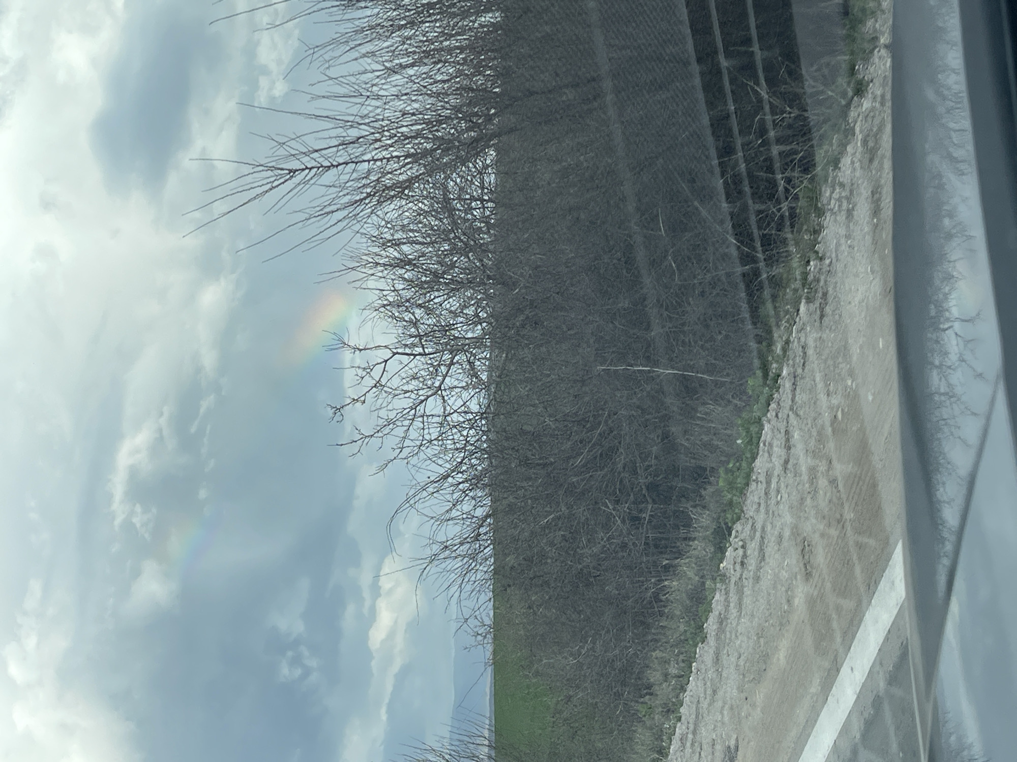 Rainbow observed over Belomortsi, Bulgaria countryside